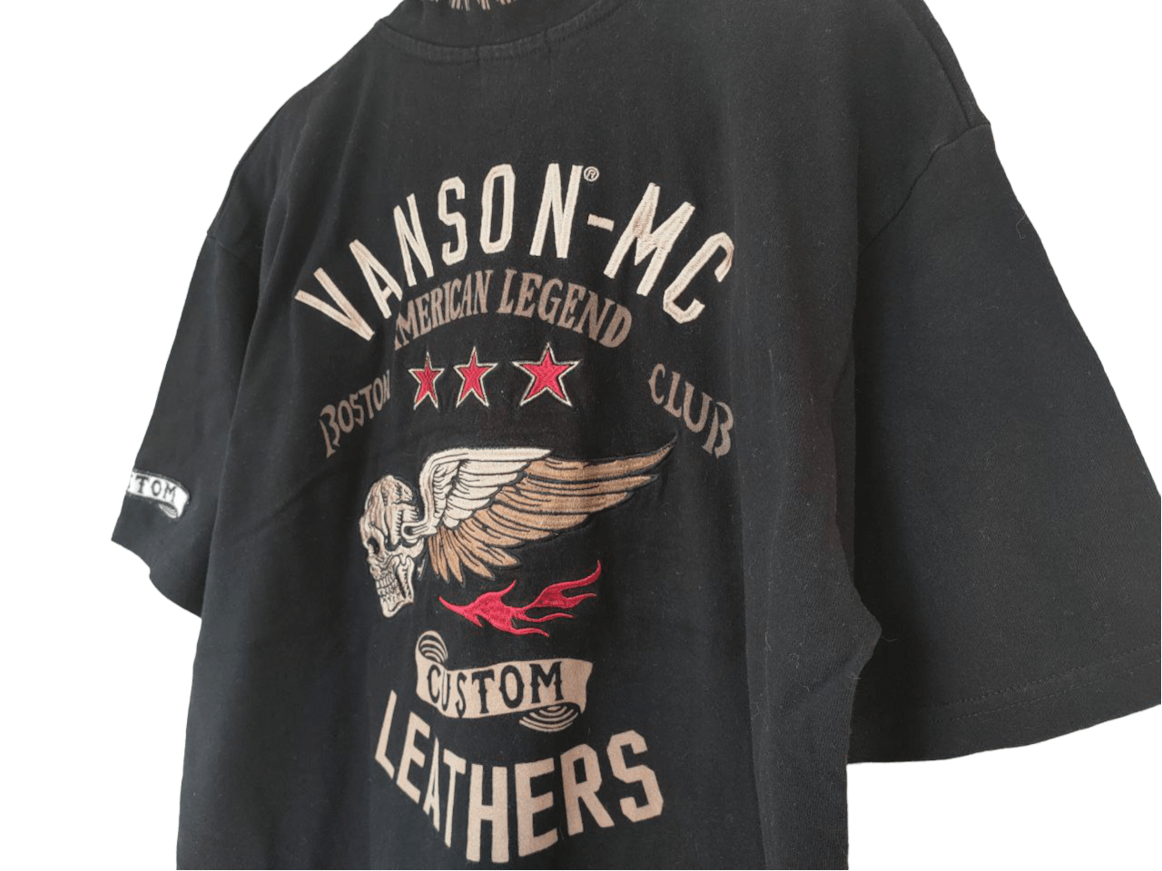 Vanson Leathers Vansons EMBROIDERED POLO t Size US XL / EU 56 / 4 - 3 Thumbnail