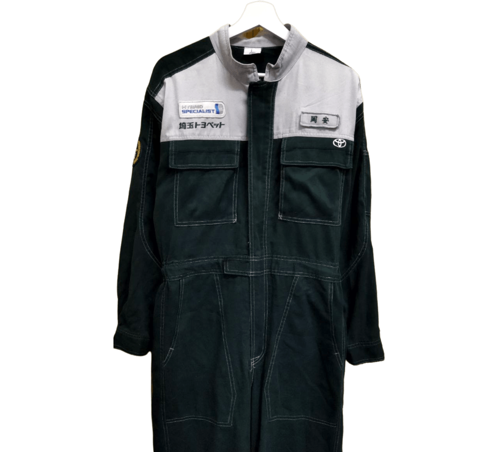 Japanese Brand Vintage Toyota Tecno Saitama Toyopet Overalls - Size L Size US 33 - 5 Thumbnail