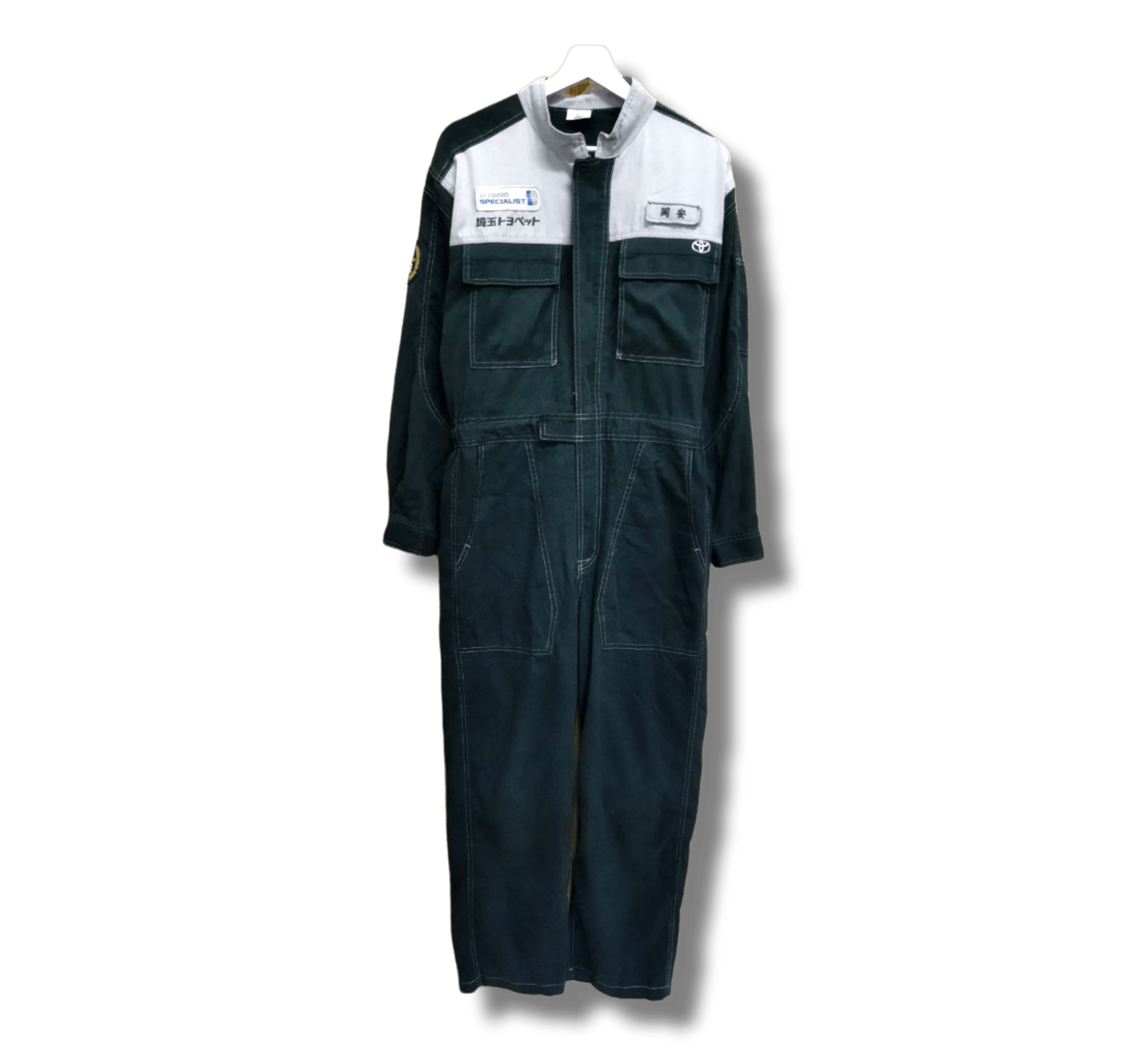 Japanese Brand Vintage Toyota Tecno Saitama Toyopet Overalls - Size L Size US 33 - 4 Thumbnail