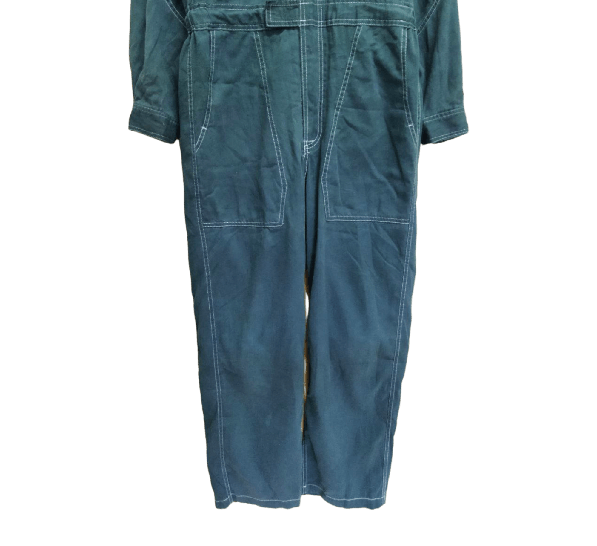 Japanese Brand Vintage Toyota Tecno Saitama Toyopet Overalls - Size L Size US 33 - 6 Thumbnail