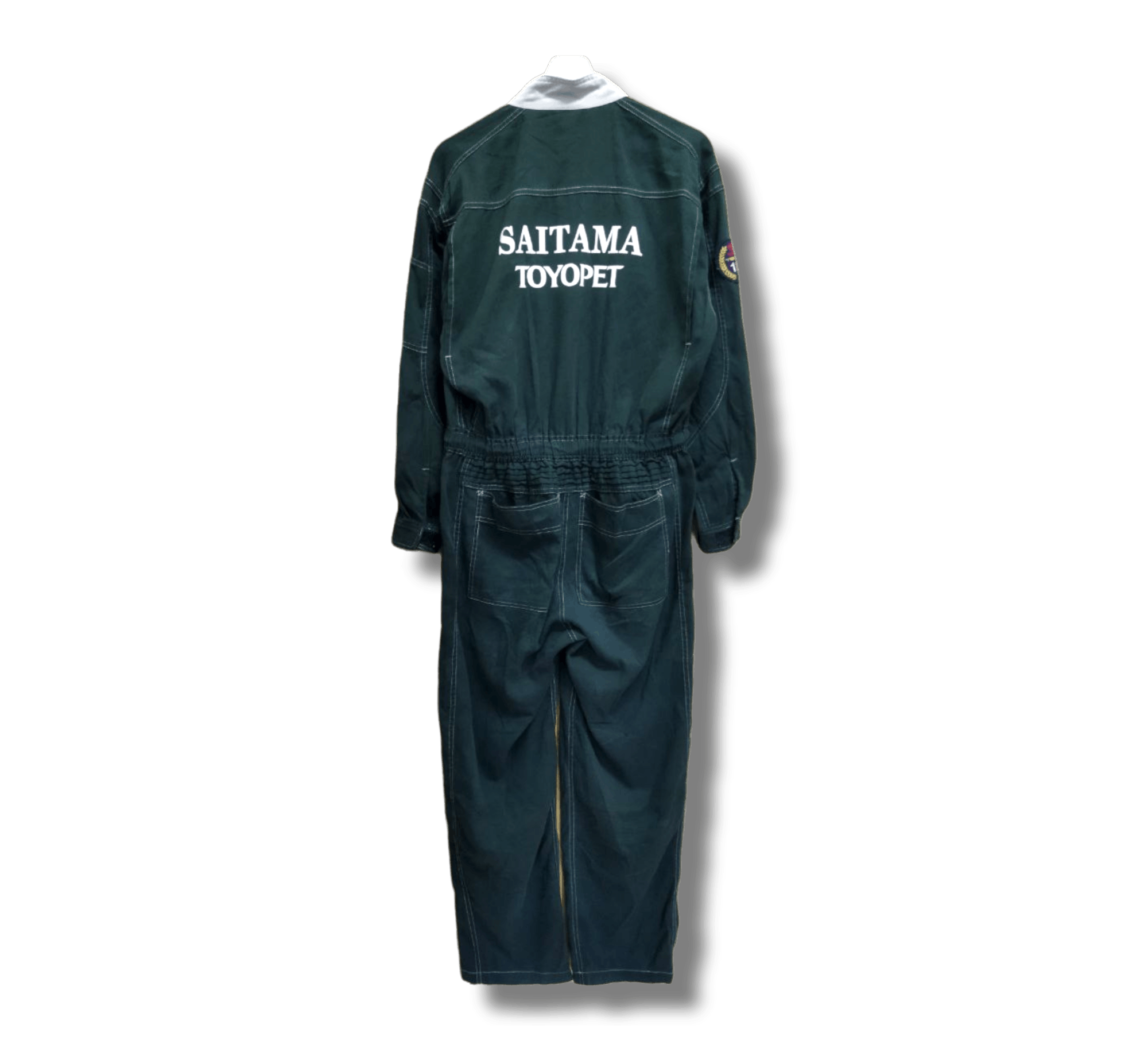 Japanese Brand Vintage Toyota Tecno Saitama Toyopet Overalls - Size L Size US 33 - 1 Thumbnail