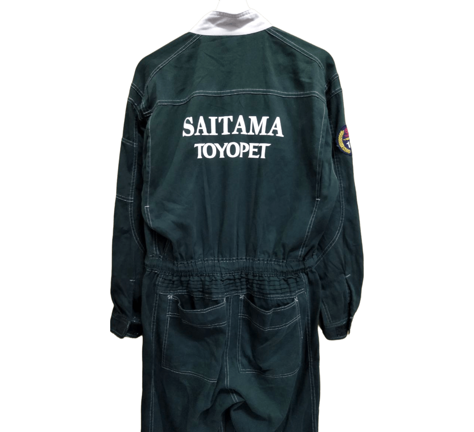 Japanese Brand Vintage Toyota Tecno Saitama Toyopet Overalls - Size L Size US 33 - 2 Thumbnail