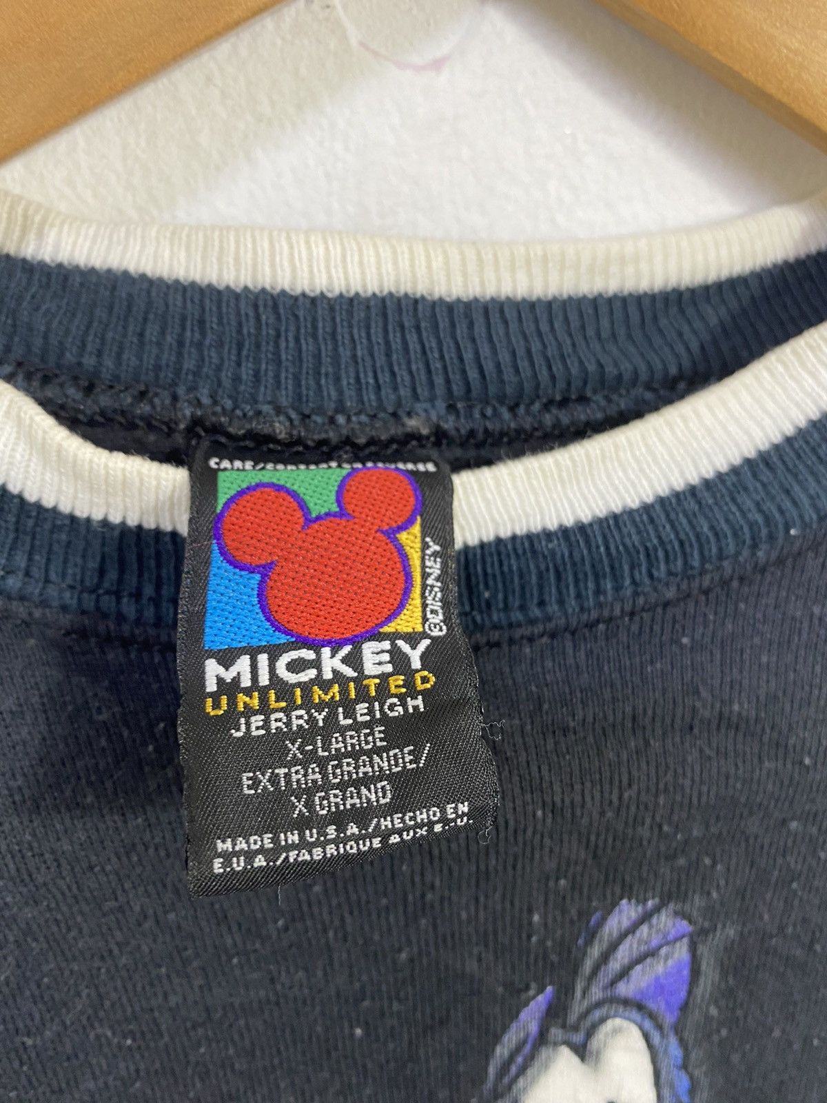 Mickey Mouse Vintage 90’s Mickey Mouse Goofy Sweatshirt Ringer Design Size US XL / EU 56 / 4 - 3 Thumbnail