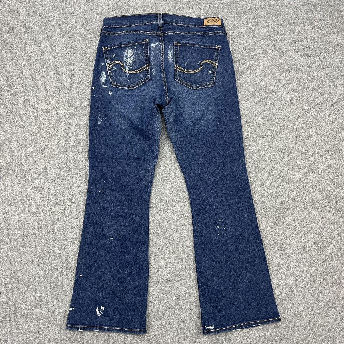 Japanese Brand × Signatures Signature Curvy Boot Cut Denim Jeans -wc062 Size US 33 - 2 Thumbnail