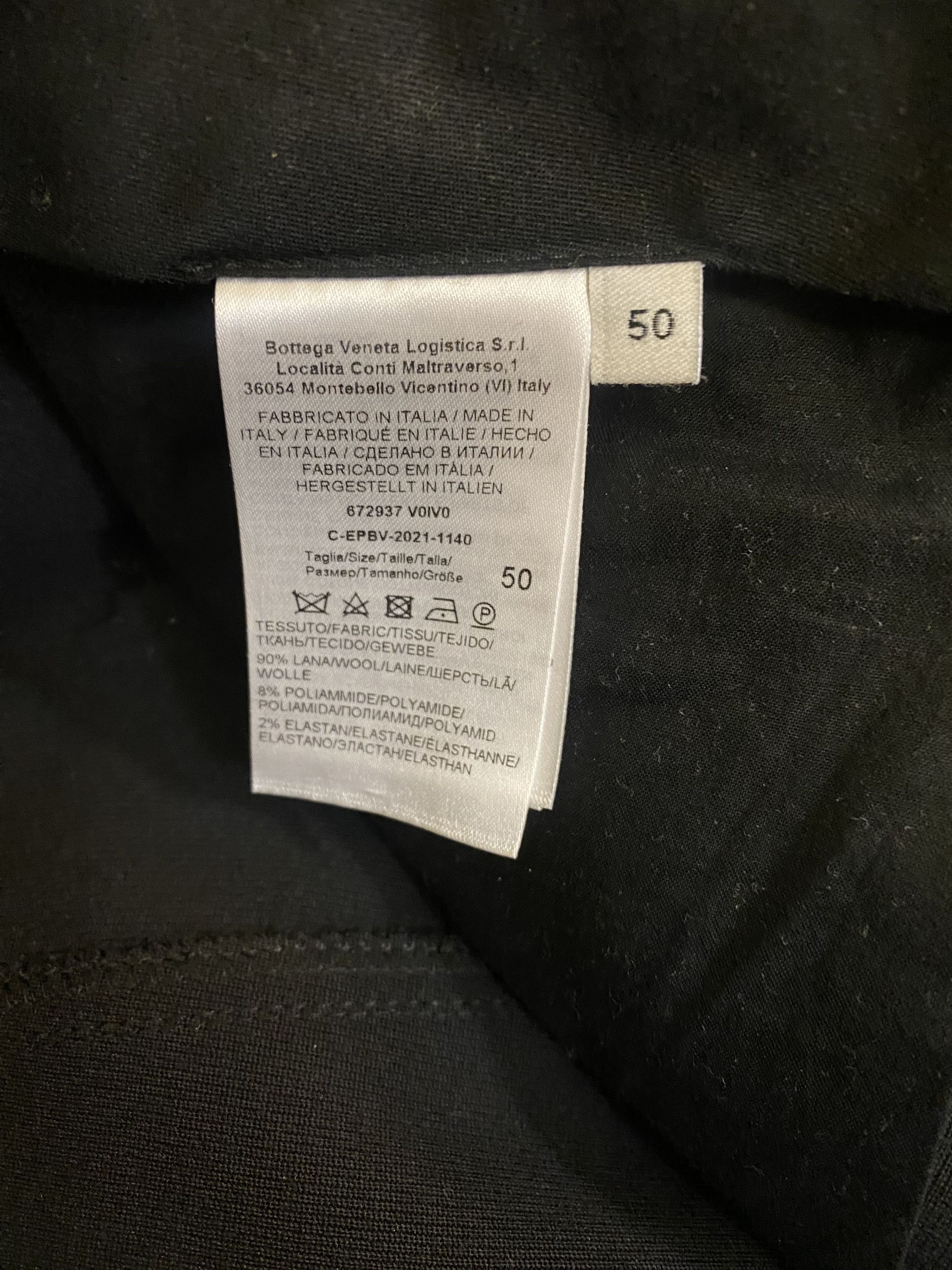 Bottega Veneta Double Cavalry Wool Cargo Trousers Size US 34 / EU 50 - 9 Thumbnail