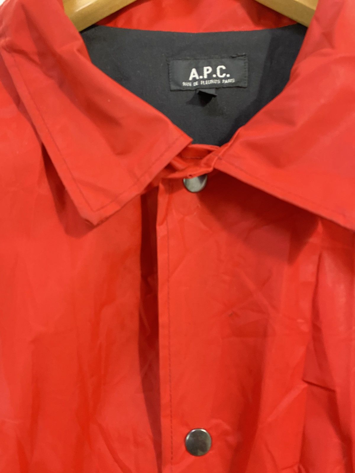 A.P.C. A.P.C Rocksteady Button Coaches Jacket Raincoat Design Size US S / EU 44-46 / 1 - 5 Thumbnail