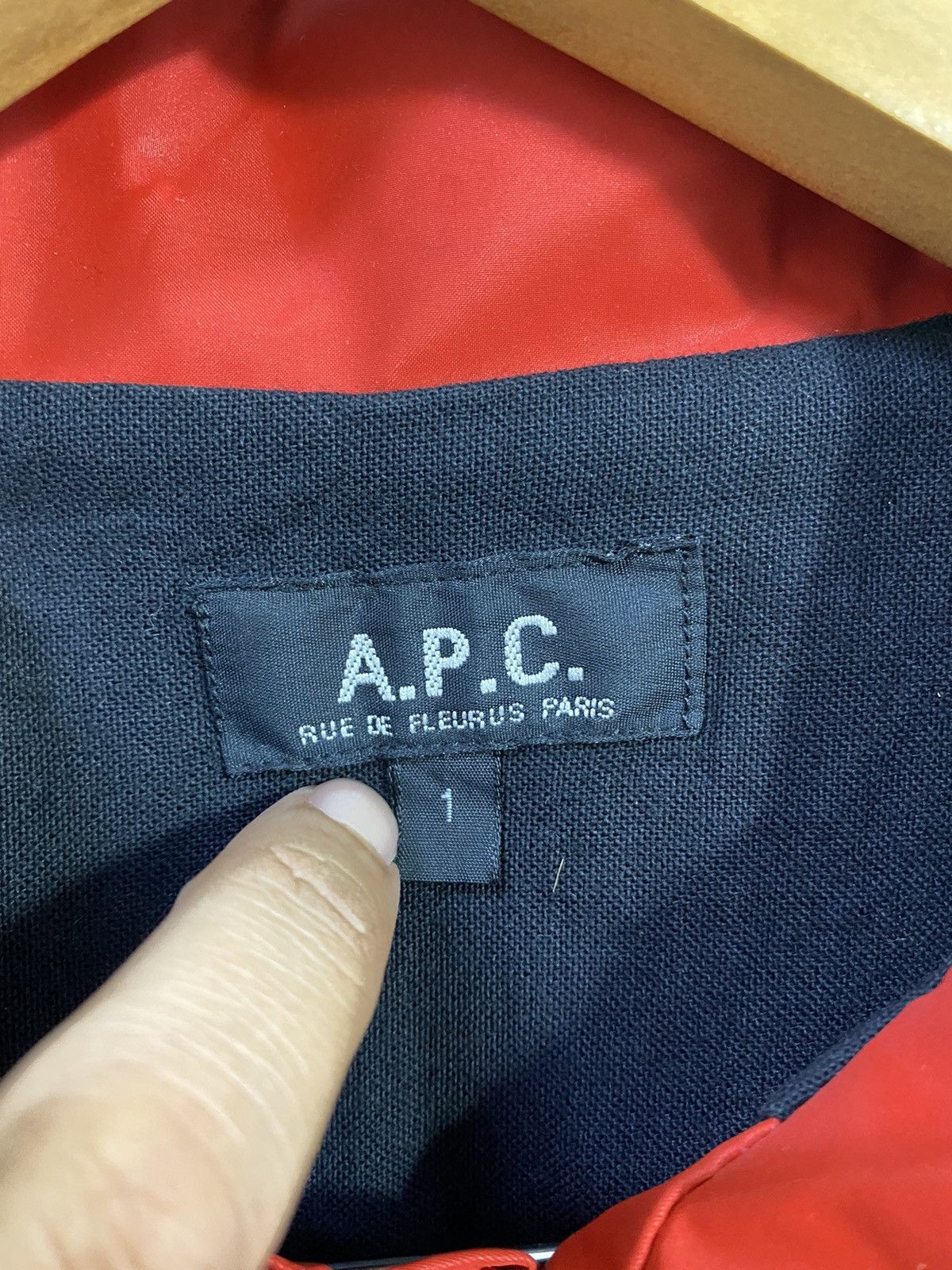 A.P.C. A.P.C Rocksteady Button Coaches Jacket Raincoat Design Size US S / EU 44-46 / 1 - 3 Thumbnail