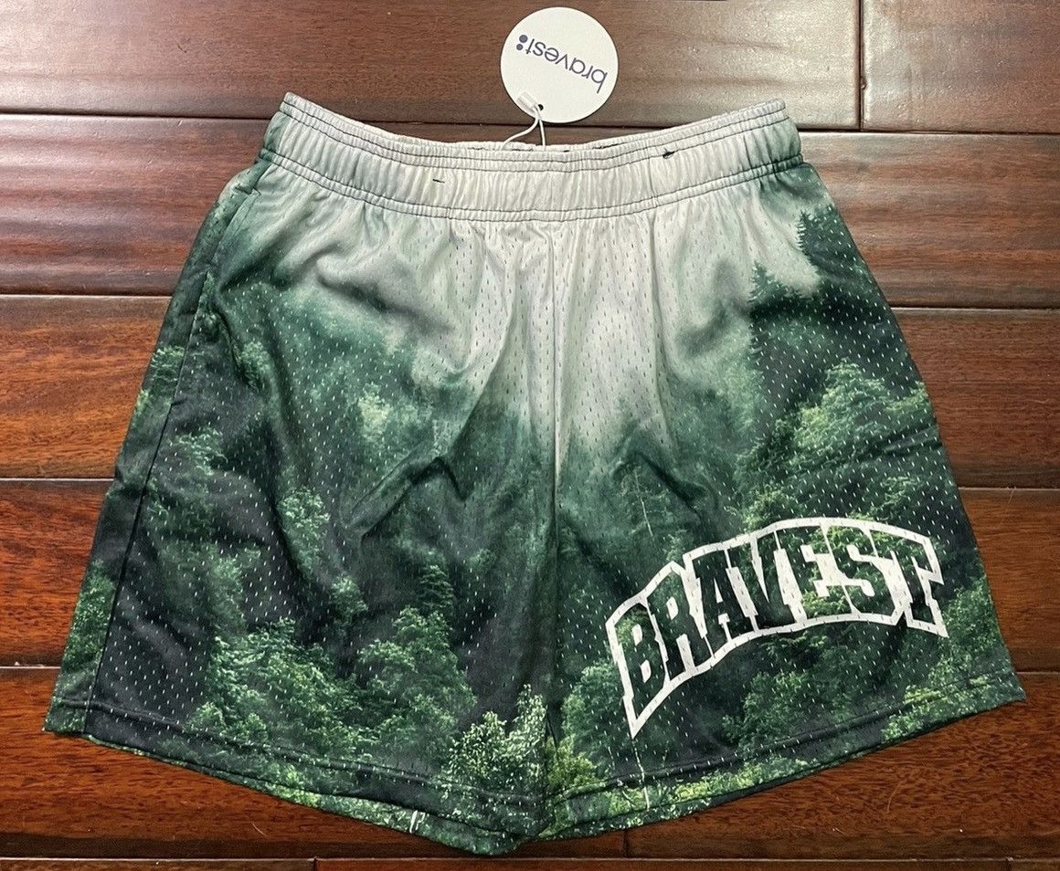 image of Bravest Studios Forest Shorts Ny in Green, Men's (Size 30)