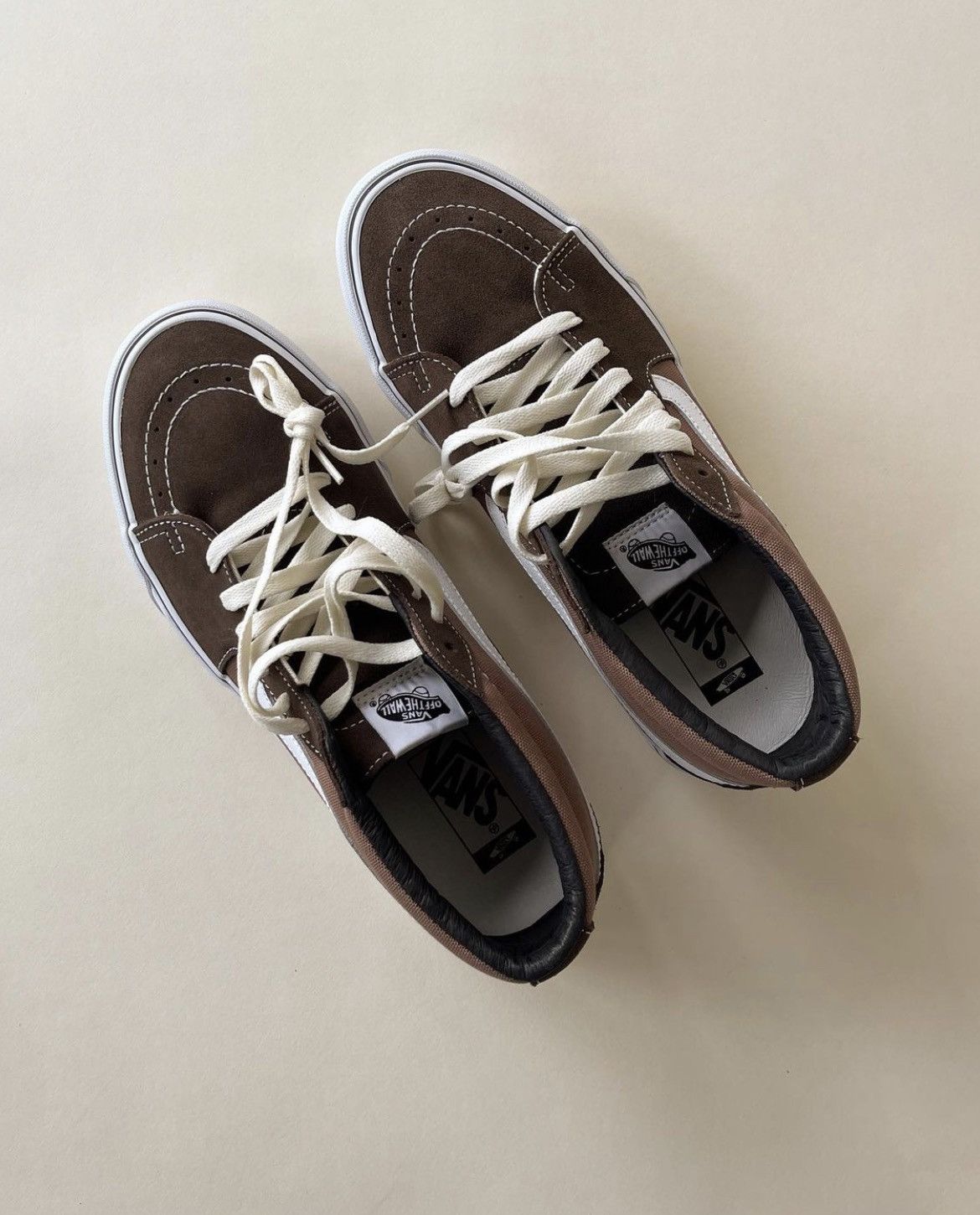 JJJJound × Vans JJJJound Vans Sk8-Mid VLT LX / Brown Size 10.5 Size US 10.5 / EU 43-44 - 7 Thumbnail