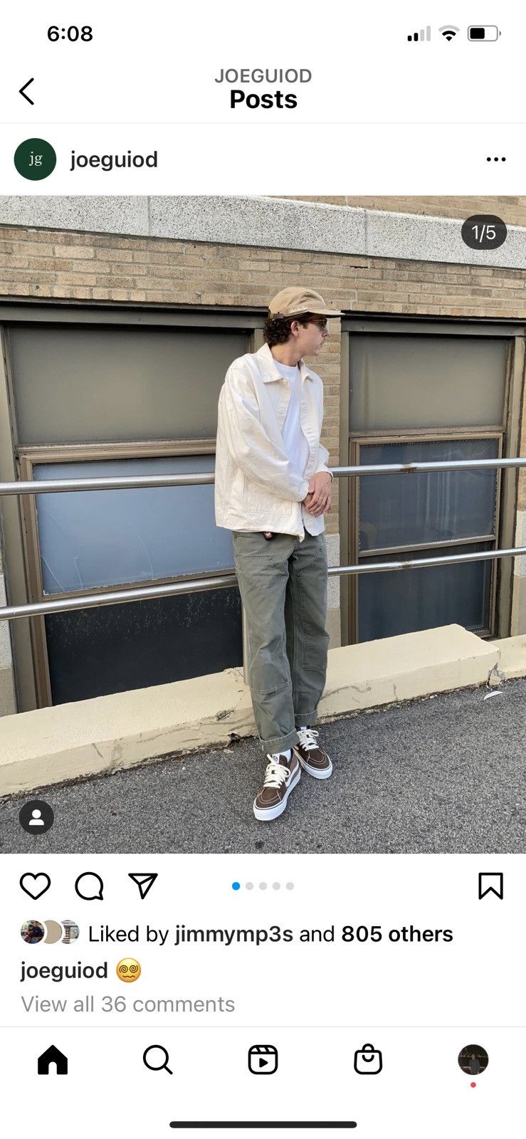 JJJJound × Vans JJJJound Vans Sk8-Mid VLT LX / Brown Size 10.5 Size US 10.5 / EU 43-44 - 18 Thumbnail
