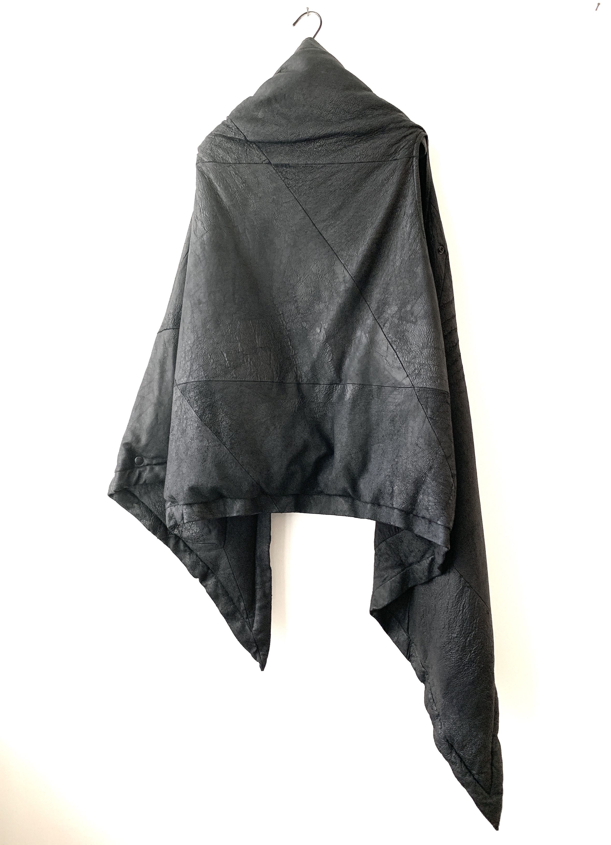 Rick Owens F/W 2010 "Gleam" Blistered Lamb Leather Down Vest SZ L Size US L / EU 52-54 / 3 - 6 Thumbnail