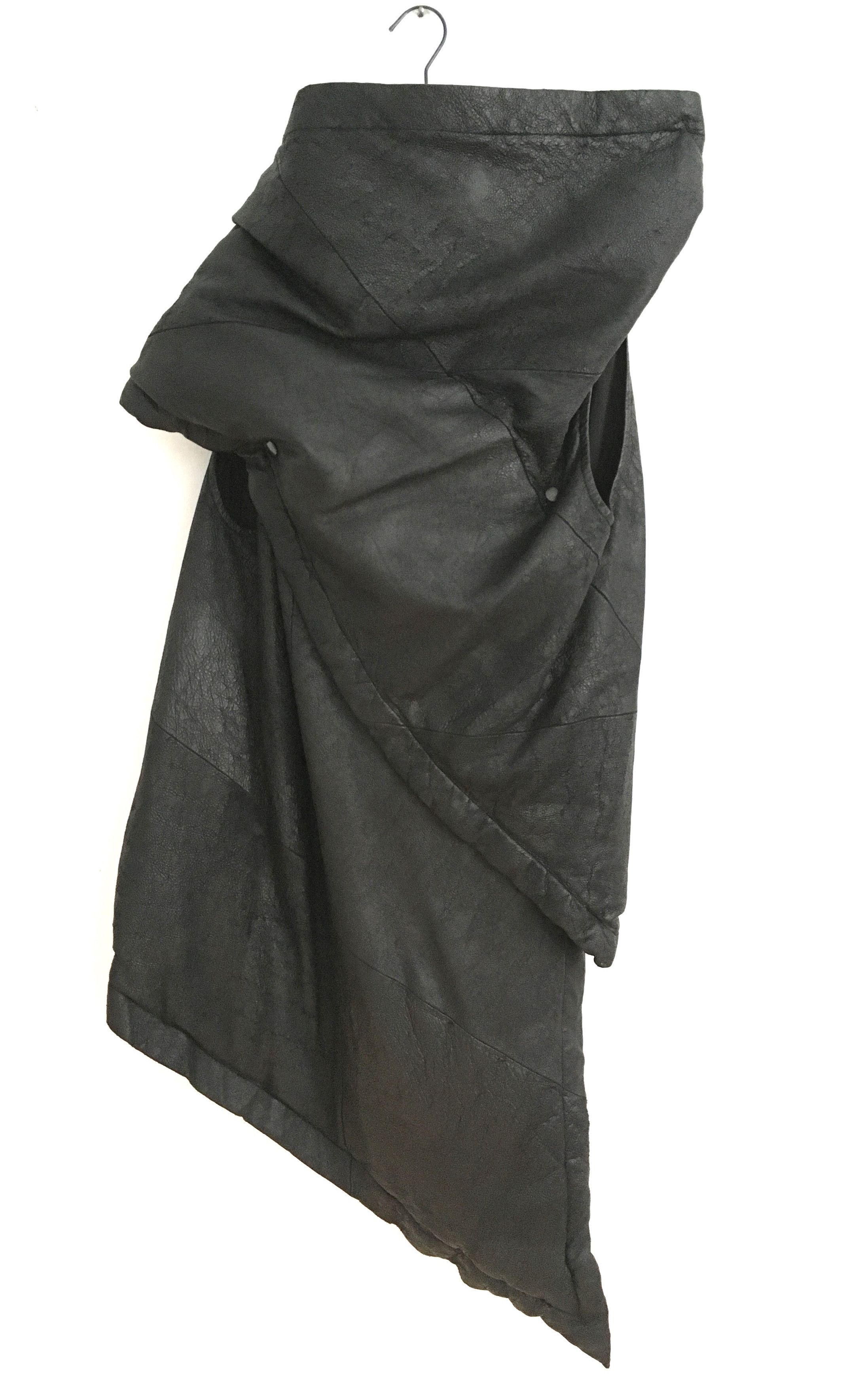 Rick Owens F/W 2010 "Gleam" Blistered Lamb Leather Down Vest SZ L Size US L / EU 52-54 / 3 - 5 Thumbnail