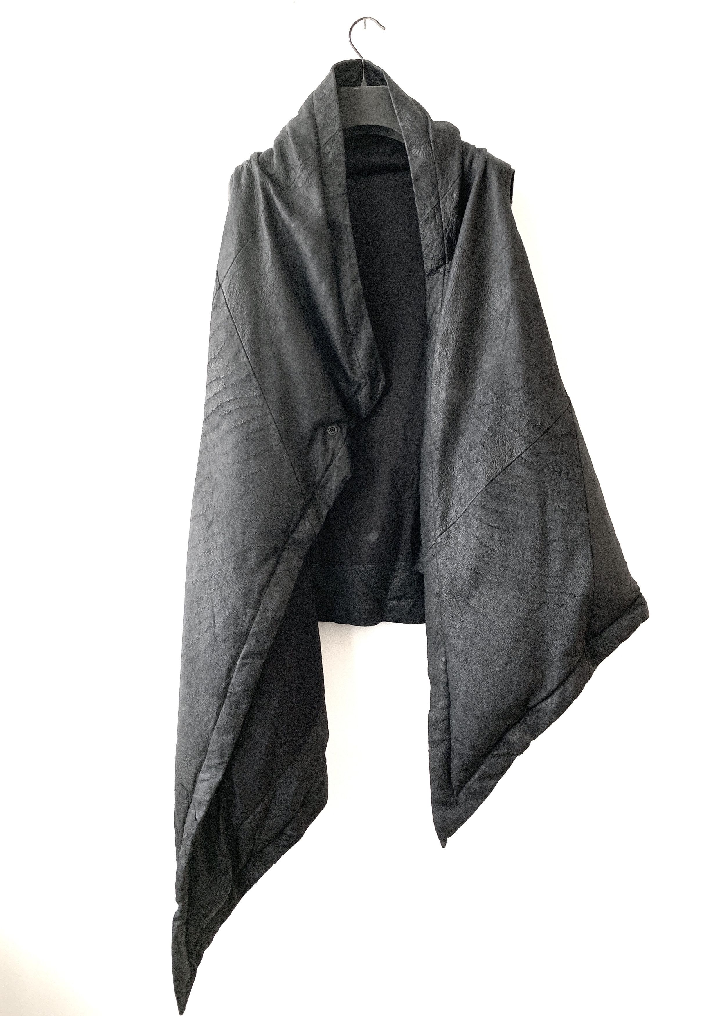 Rick Owens F/W 2010 "Gleam" Blistered Lamb Leather Down Vest SZ L Size US L / EU 52-54 / 3 - 2 Thumbnail