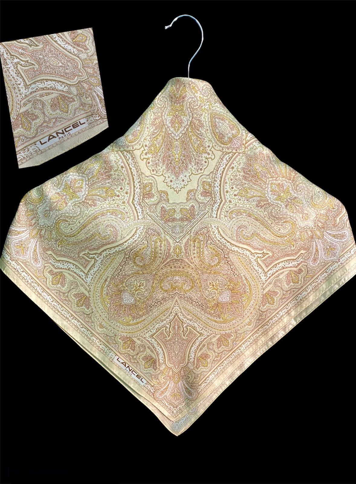 Lancel 🔥HOT ITEMS🔥 SCARVES BANDANA SILK by LANCEL PARIS Size ONE SIZE - 2 Thumbnail