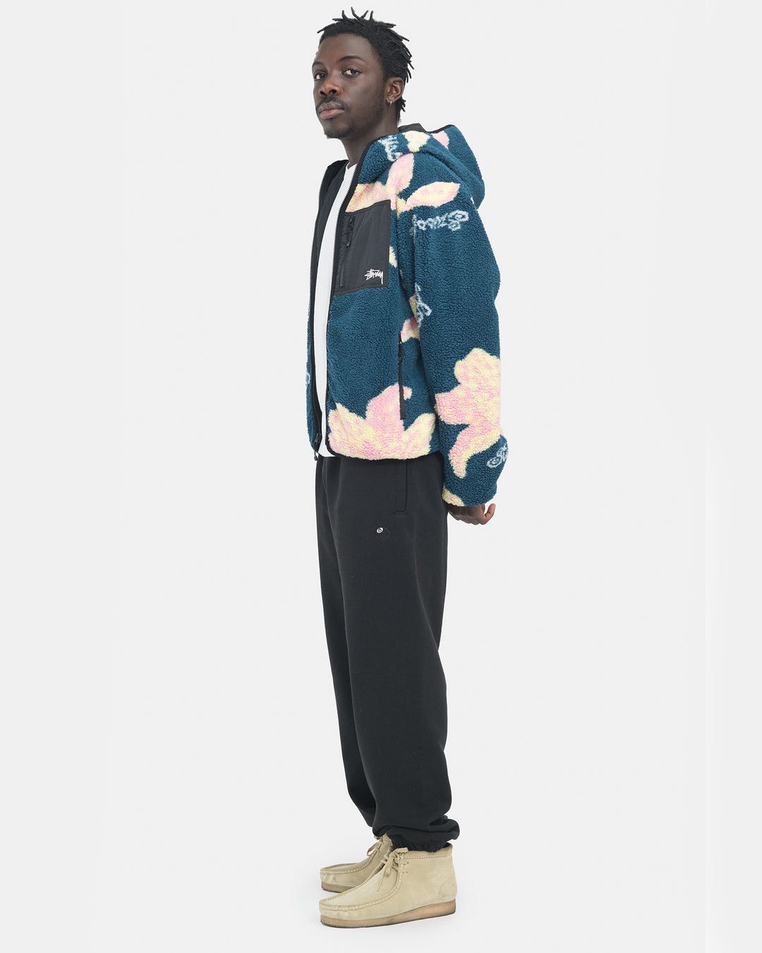 Stussy STUSSY FLORAL SHERPA HOOD JACKET Size US L / EU 52-54 / 3 - 3 Thumbnail