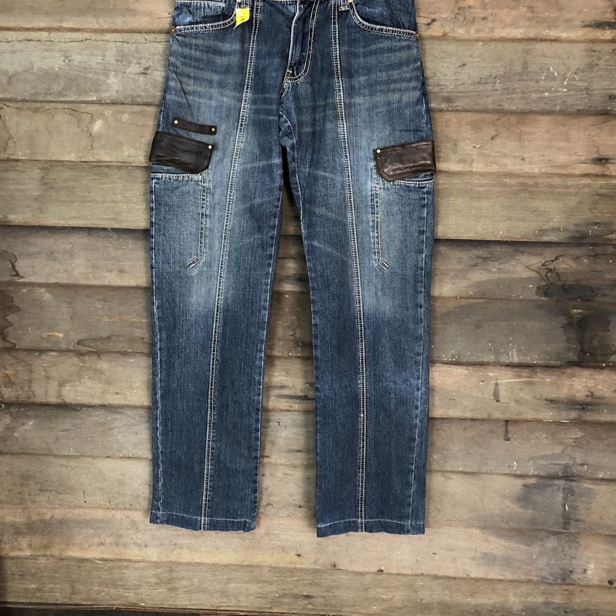 Comme Ca Ism DLL Comme Ca Du Mode Blue Denim Multipocket Pants #1578 Size US 30 / EU 46 - 3 Thumbnail