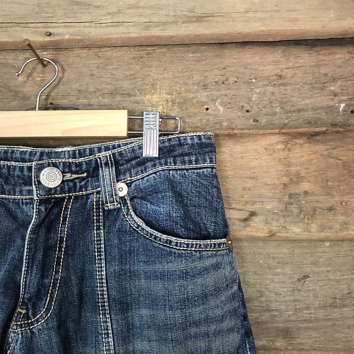 Comme Ca Ism DLL Comme Ca Du Mode Blue Denim Multipocket Pants #1578 Size US 30 / EU 46 - 5 Thumbnail