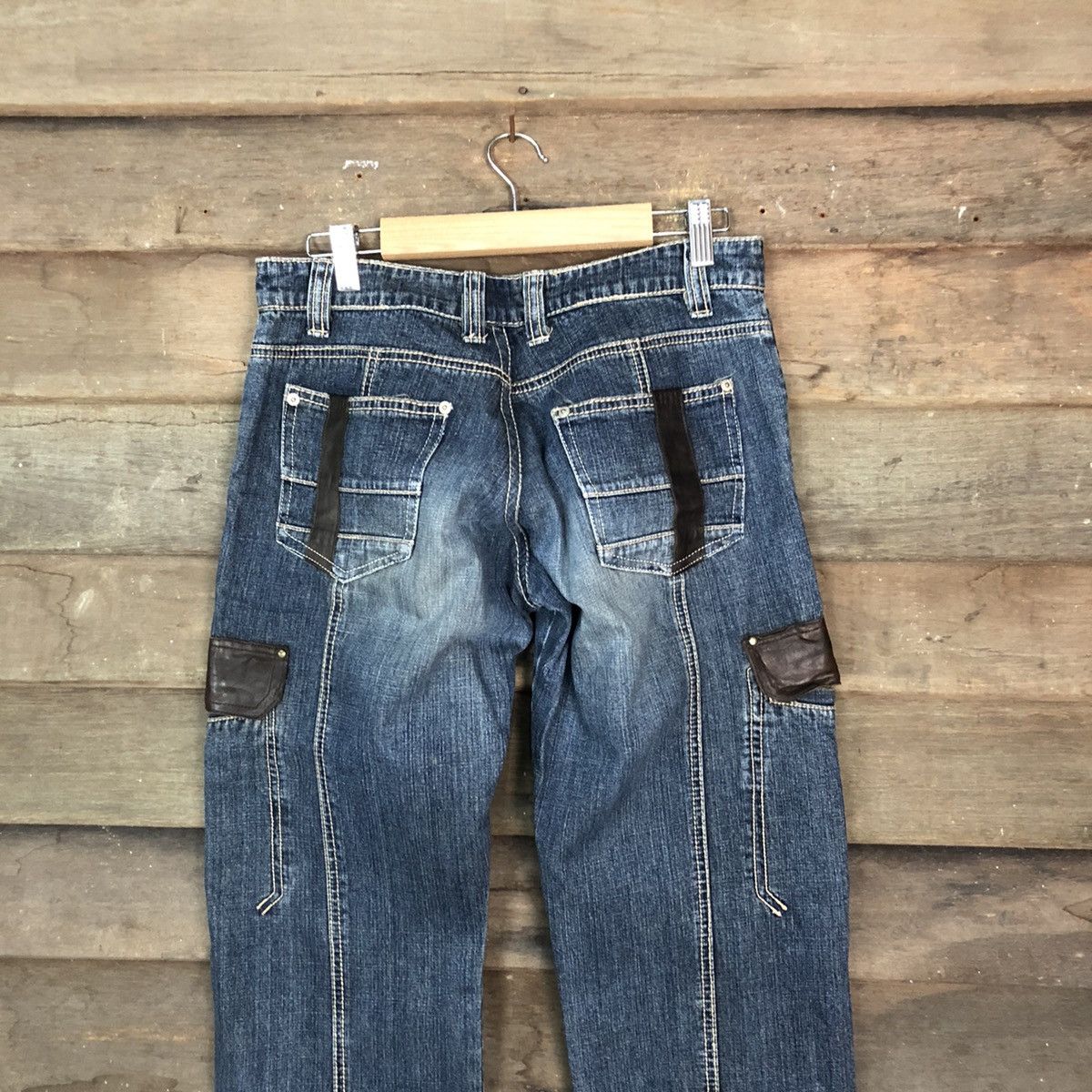 Comme Ca Ism DLL Comme Ca Du Mode Blue Denim Multipocket Pants #1578 Size US 30 / EU 46 - 11 Thumbnail