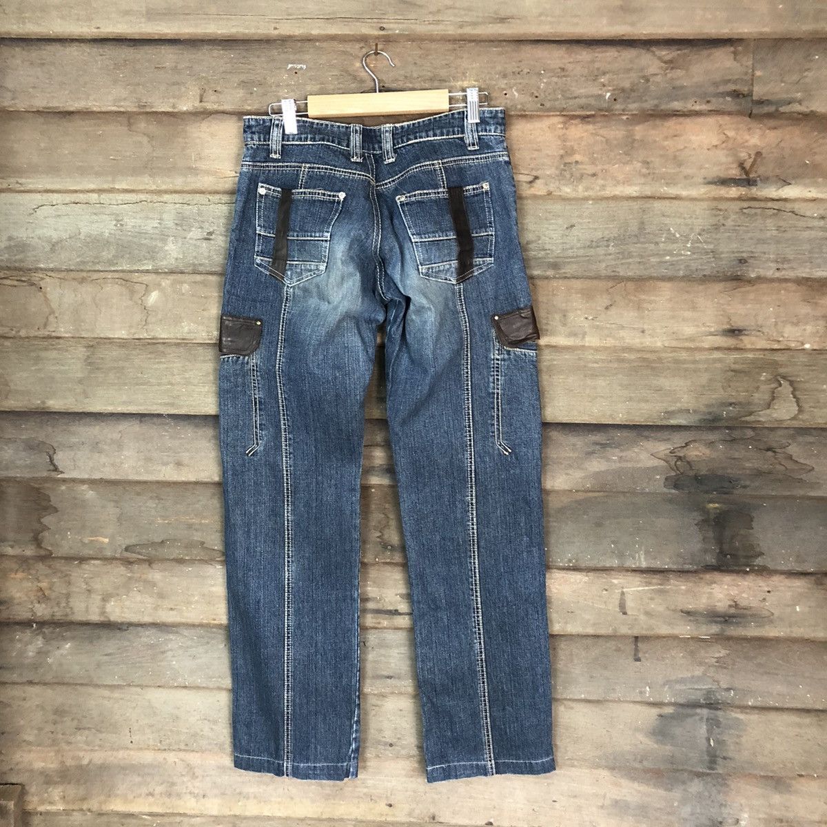 Comme Ca Ism DLL Comme Ca Du Mode Blue Denim Multipocket Pants #1578 Size US 30 / EU 46 - 10 Thumbnail