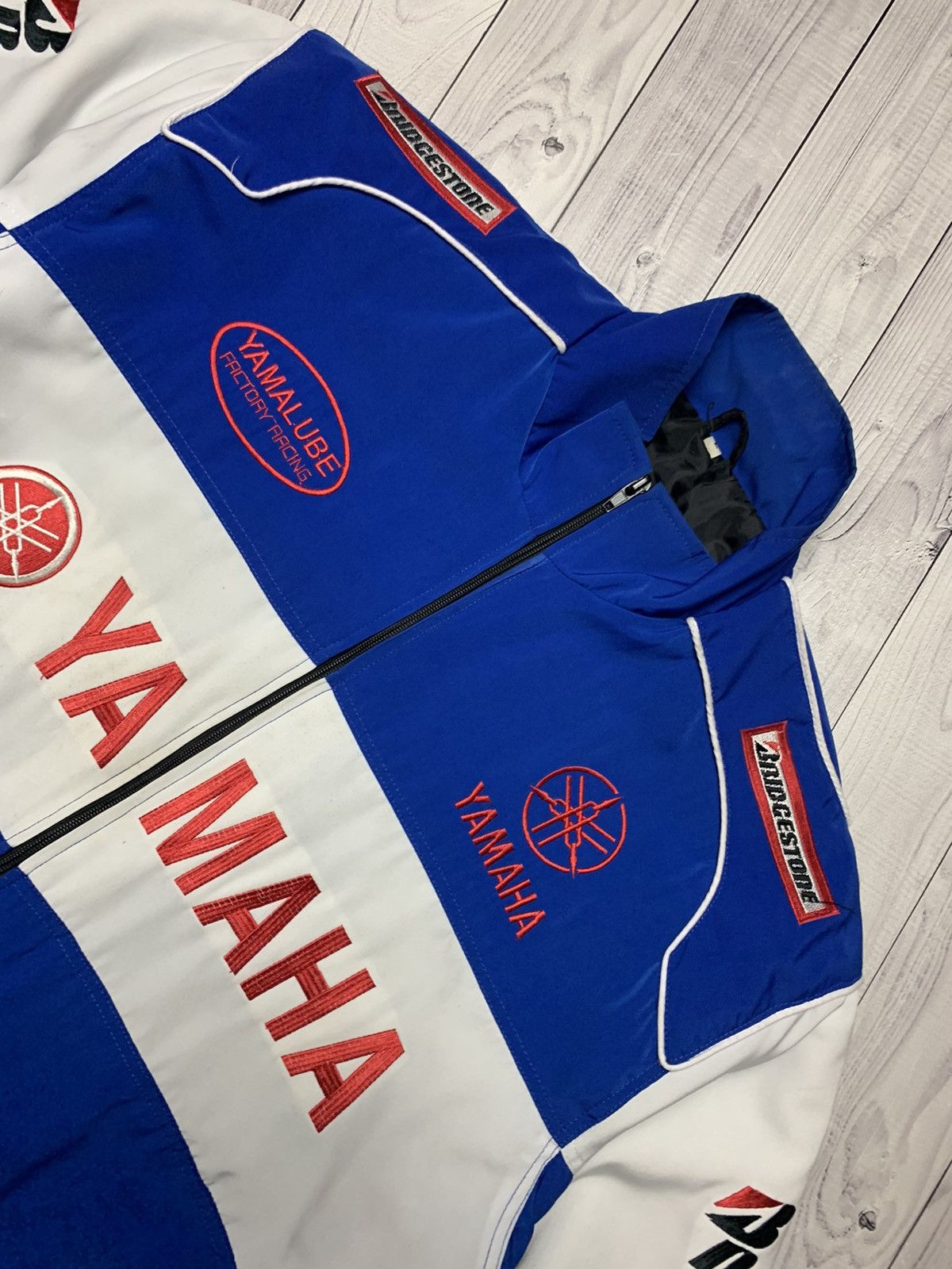 Vintage × Yamaha Vintage racing jacket bomber YAMAHA size L rare Size US L / EU 52-54 / 3 - 3 Thumbnail