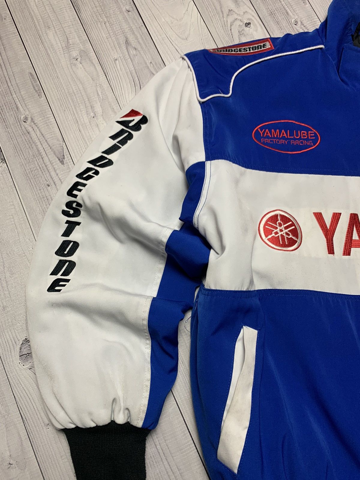Vintage × Yamaha Vintage racing jacket bomber YAMAHA size L rare Size US L / EU 52-54 / 3 - 4 Thumbnail