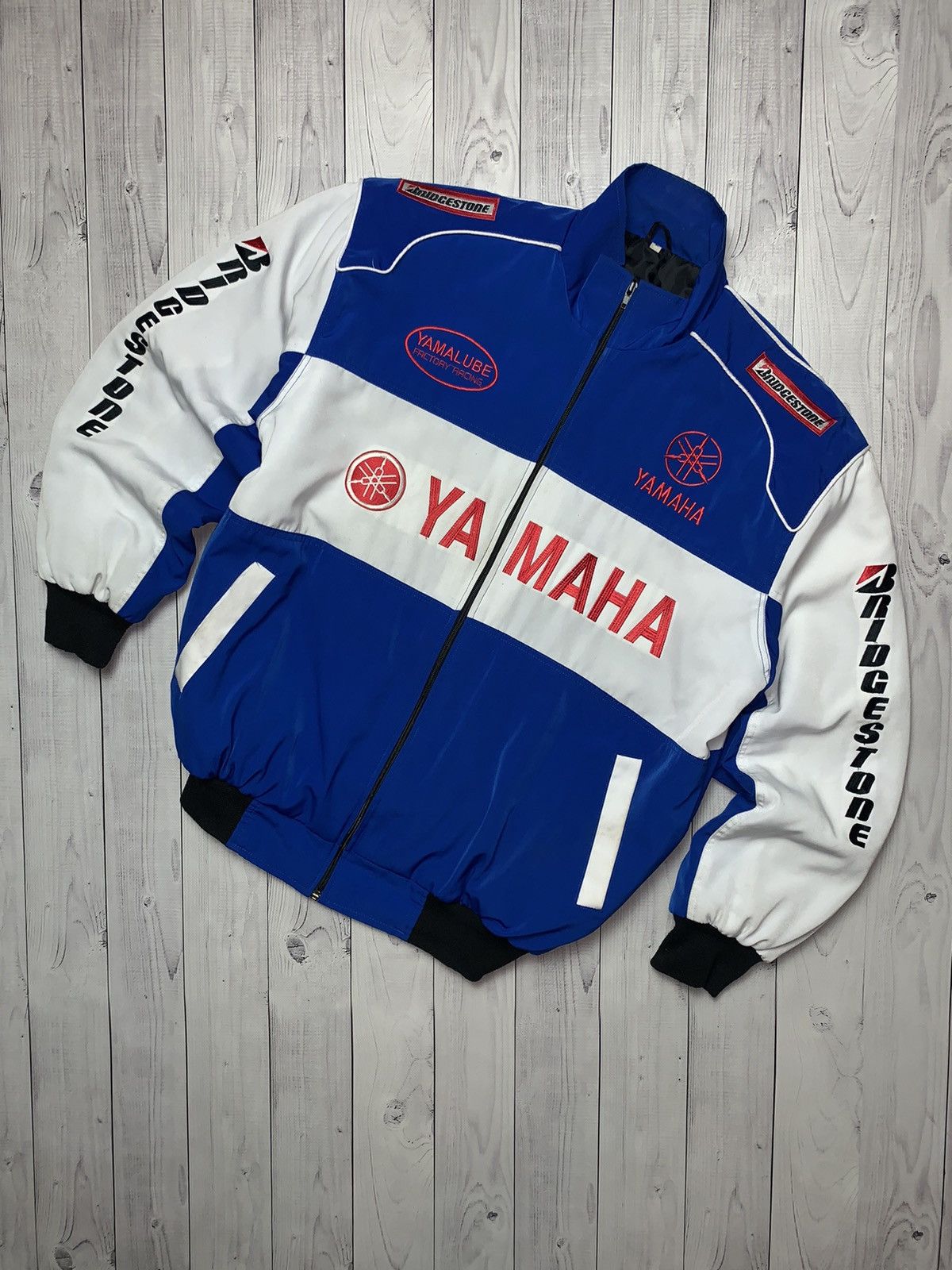 Vintage × Yamaha Vintage racing jacket bomber YAMAHA size L rare