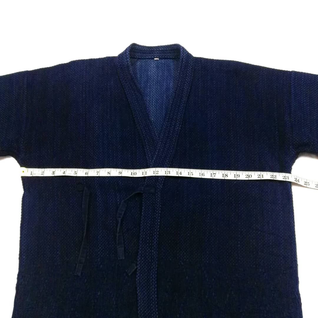 Indigo × Japanese Brand 🔥FINAL DROP!! Sashiko Indigo Kimono 🔥🔥FINAL DROP!!🔥🔥 Size US L / EU 52-54 / 3 - 4 Thumbnail