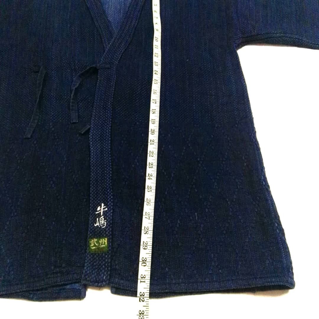 Indigo × Japanese Brand 🔥FINAL DROP!! Sashiko Indigo Kimono 🔥🔥FINAL DROP!!🔥🔥 Size US L / EU 52-54 / 3 - 5 Thumbnail