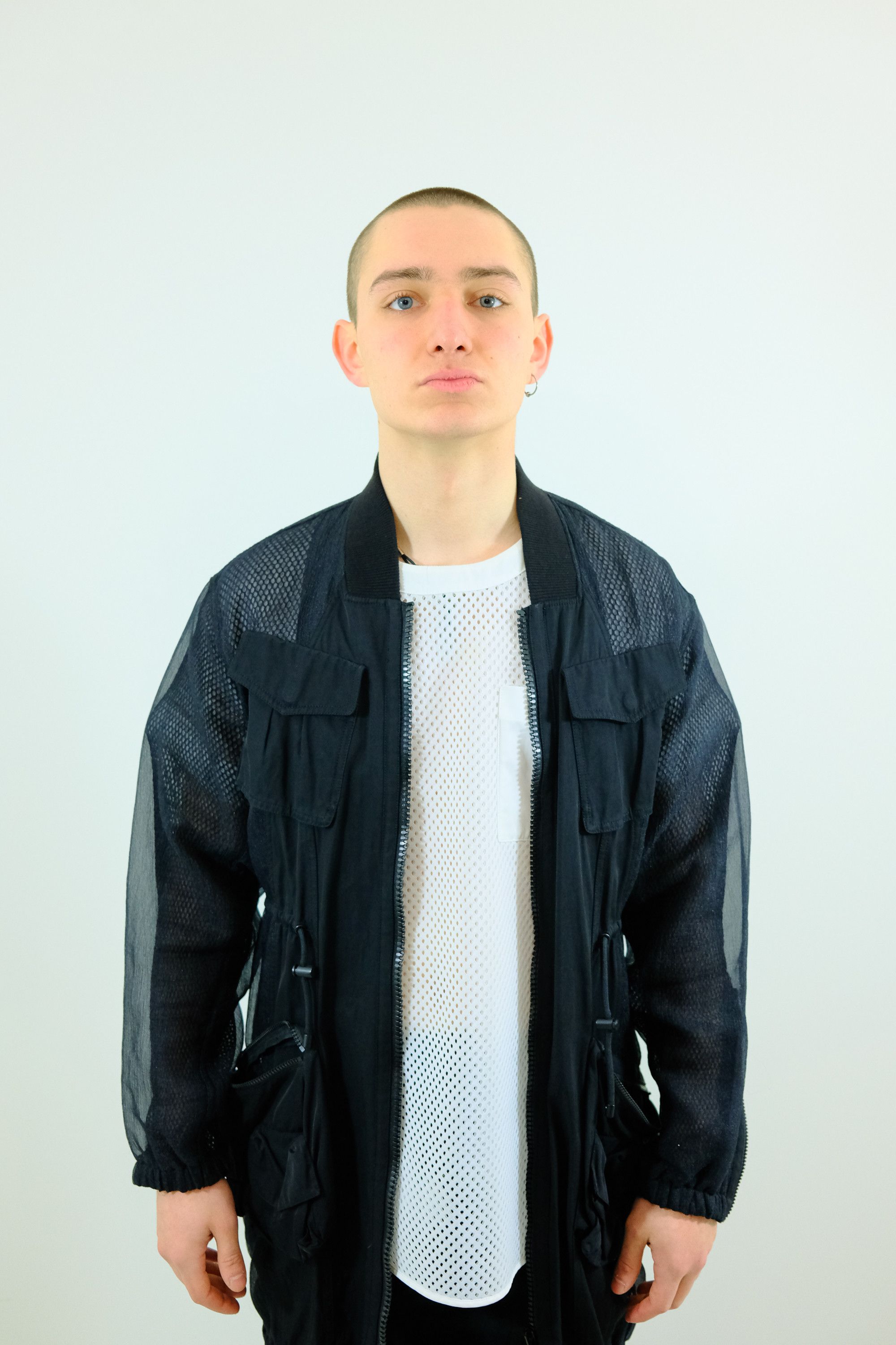 Alexander Wang Alexander Wang SS12 Runway Mesh Bomber Jacket Size US L / EU 52-54 / 3 - 2 Thumbnail