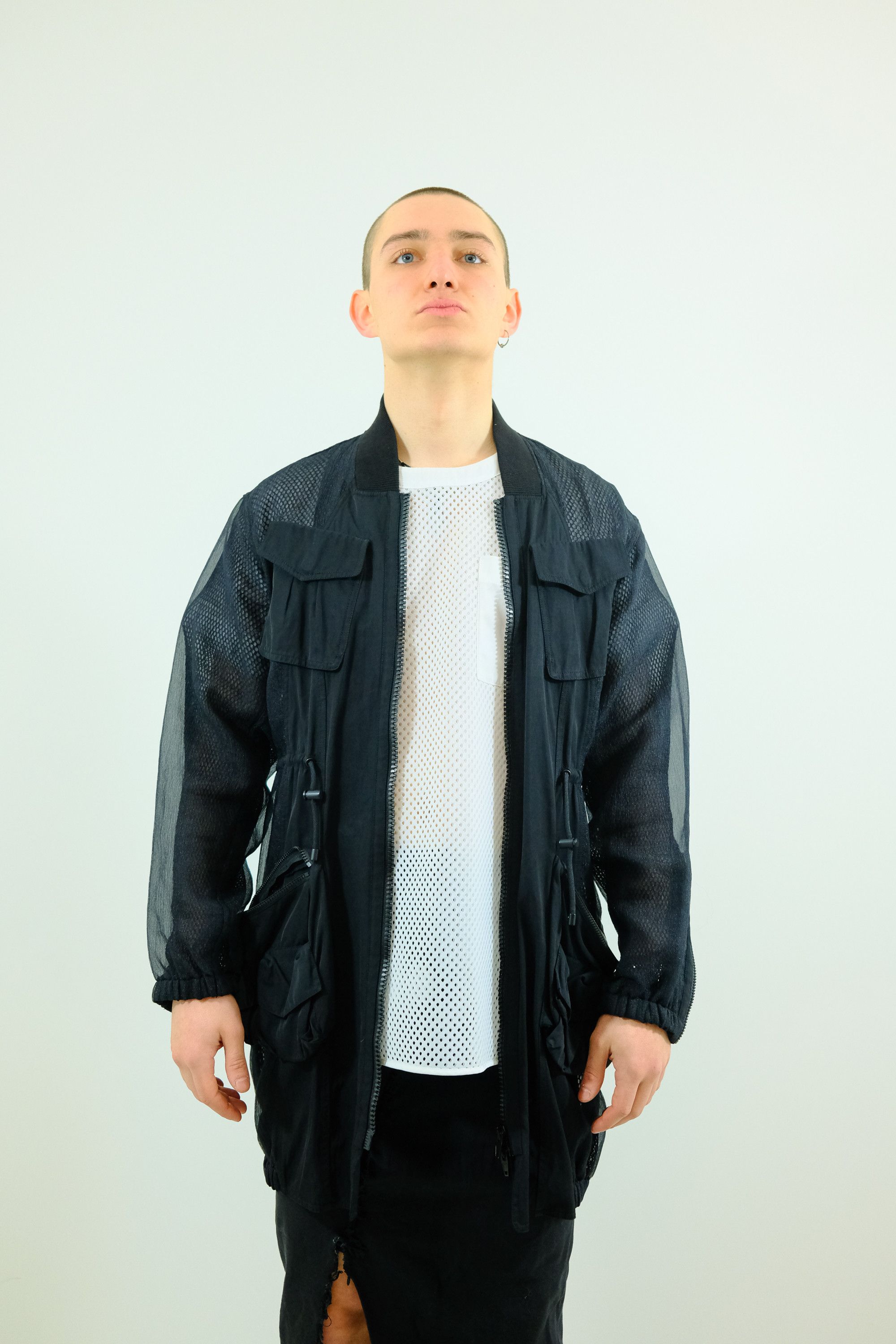Alexander Wang Alexander Wang SS12 Runway Mesh Bomber Jacket Size US L / EU 52-54 / 3 - 4 Thumbnail