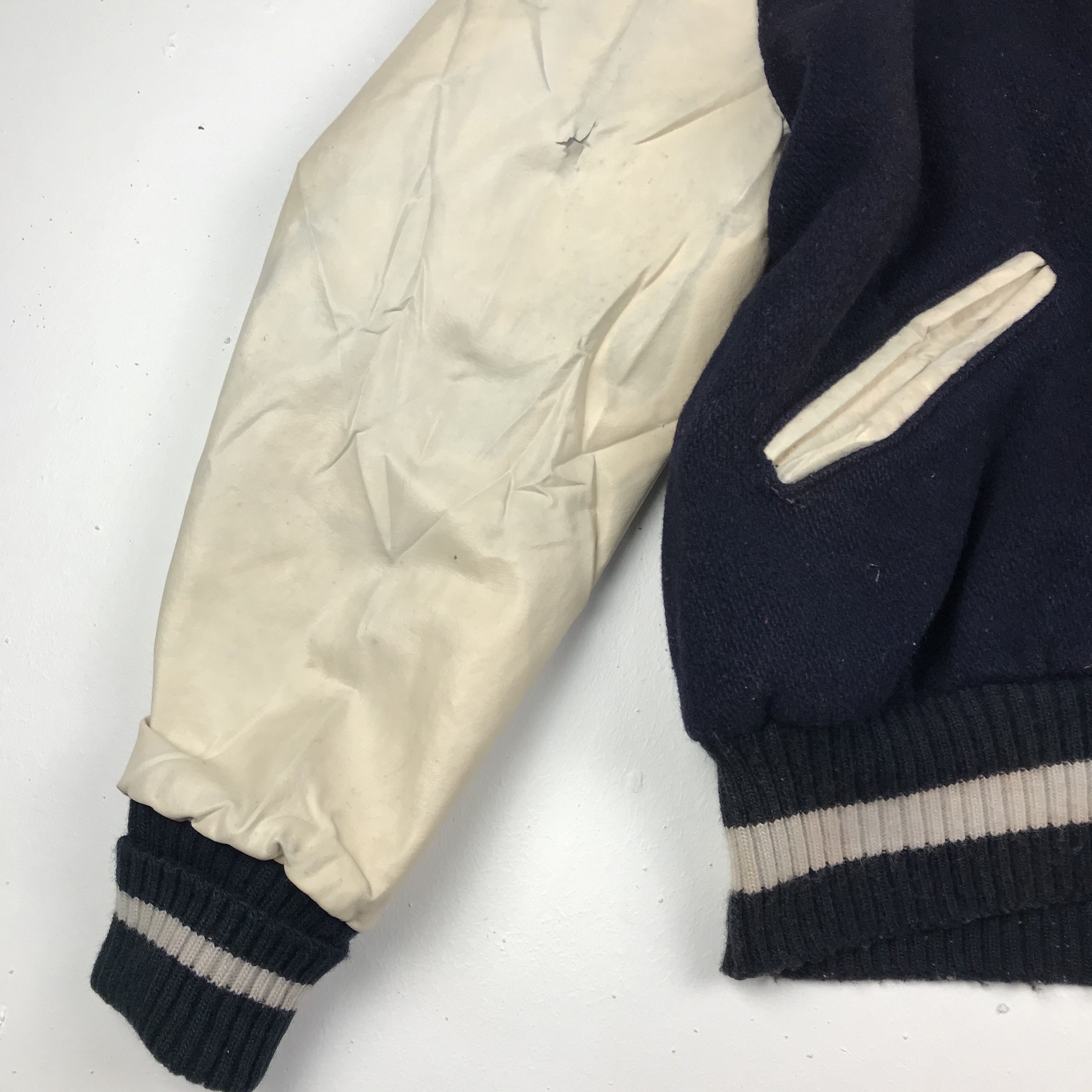 Delong Vintage United State Varsity Jackets Fibers Sleeve Size US M / EU 48-50 / 2 - 3 Thumbnail
