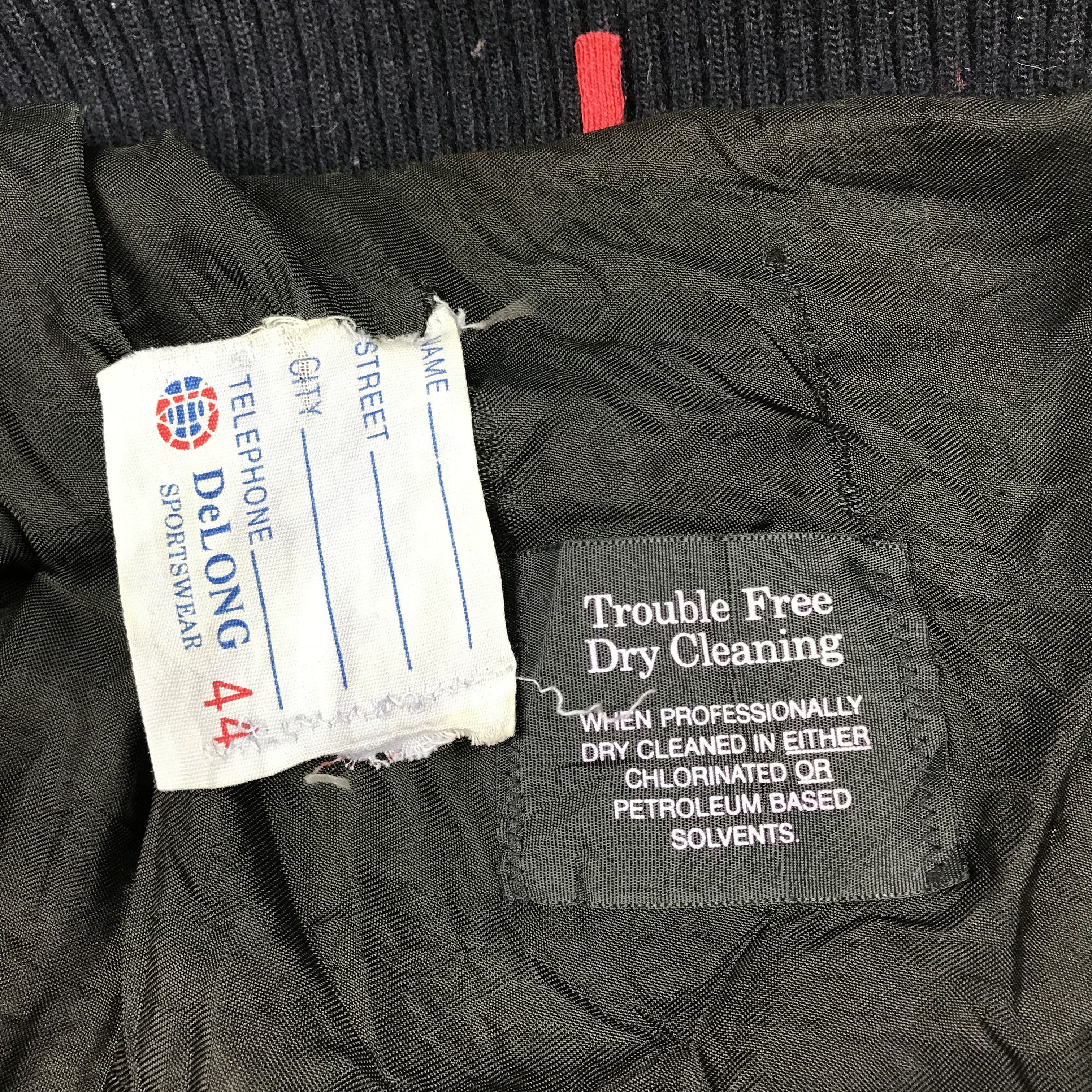 Delong Vintage United State Varsity Jackets Fibers Sleeve Size US M / EU 48-50 / 2 - 14 Thumbnail