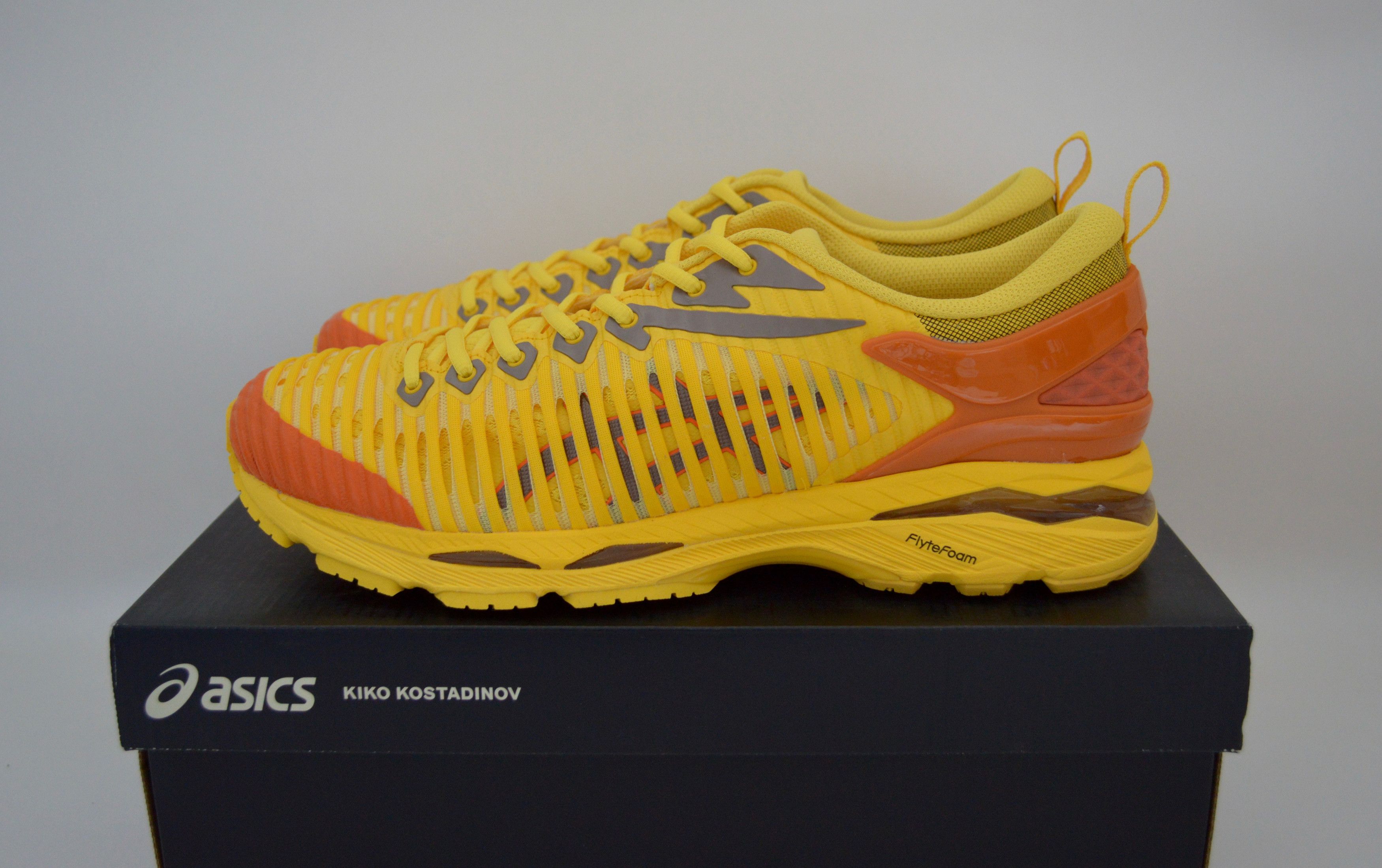 Asics × Kiko Kostadinov S/S 19 Yellow Gel Delva Sneakers Size US 8 / IT 38 - 9 Thumbnail