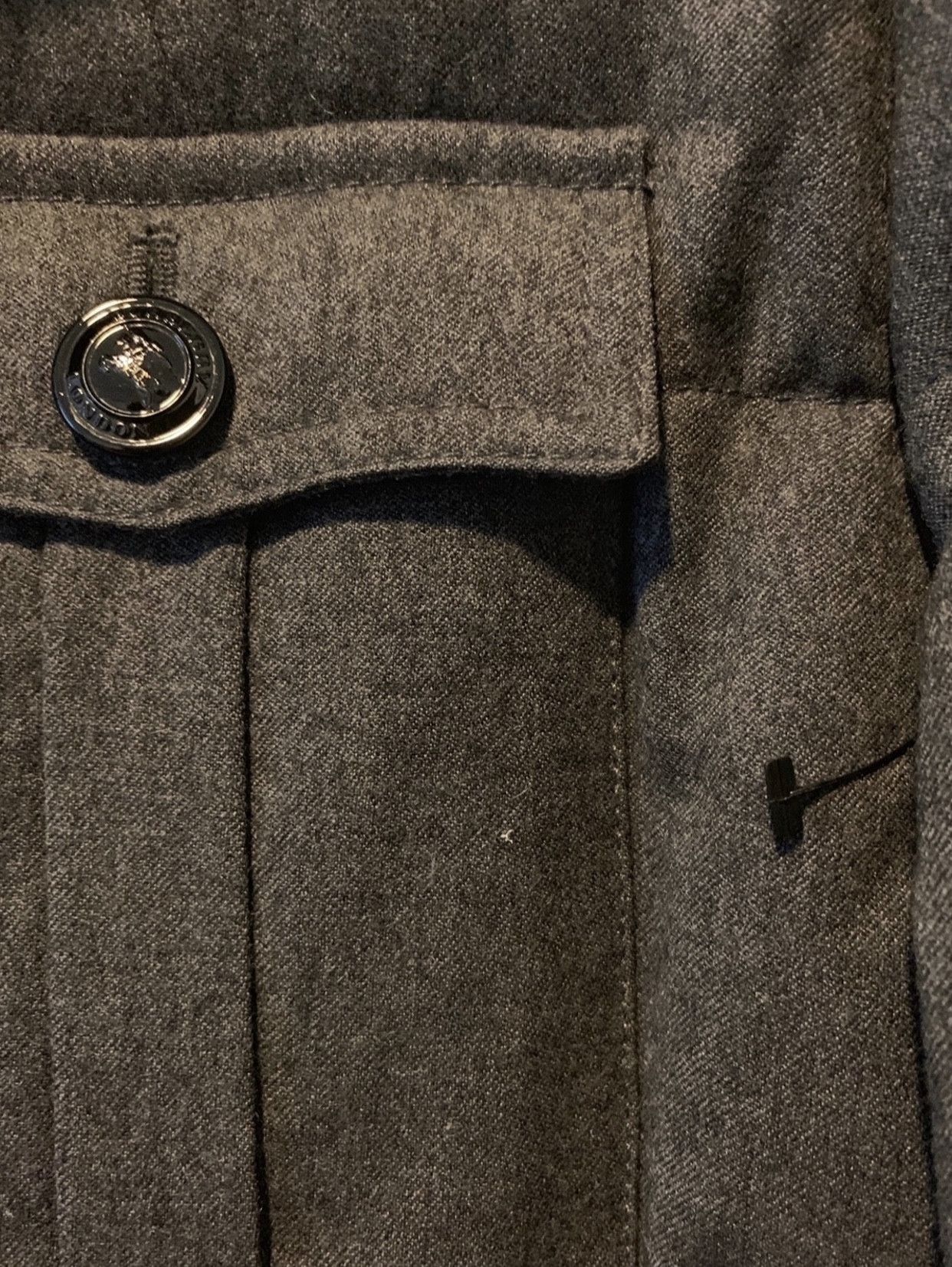 Burberry Burberry Virgin Wool Puffer Coat Size US M / EU 48-50 / 2 - 2 Thumbnail