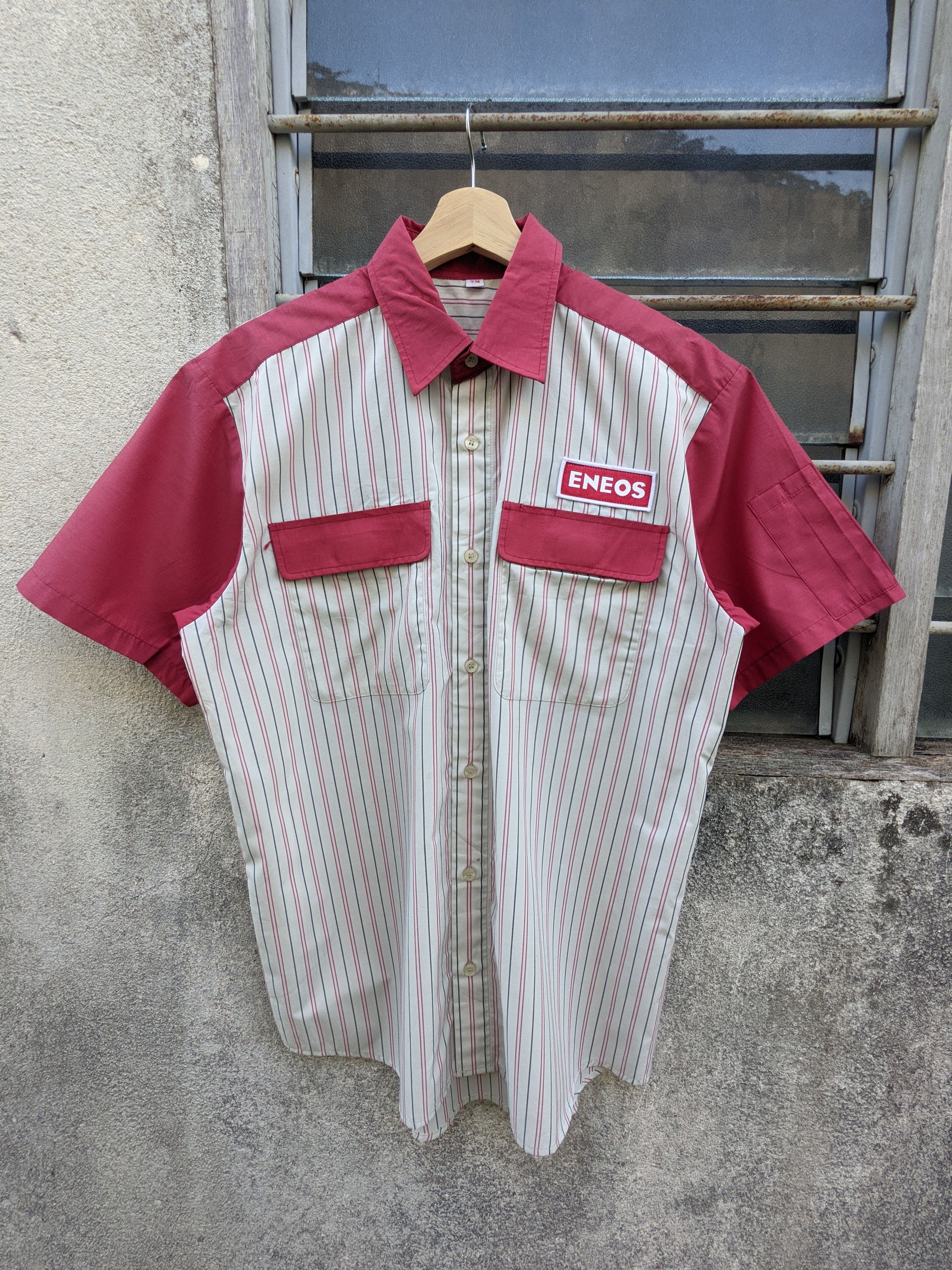 Japanese Brand Vintage Eneos Workshirt Initial D Style Size US L / EU 52-54 / 3 - 5 Thumbnail