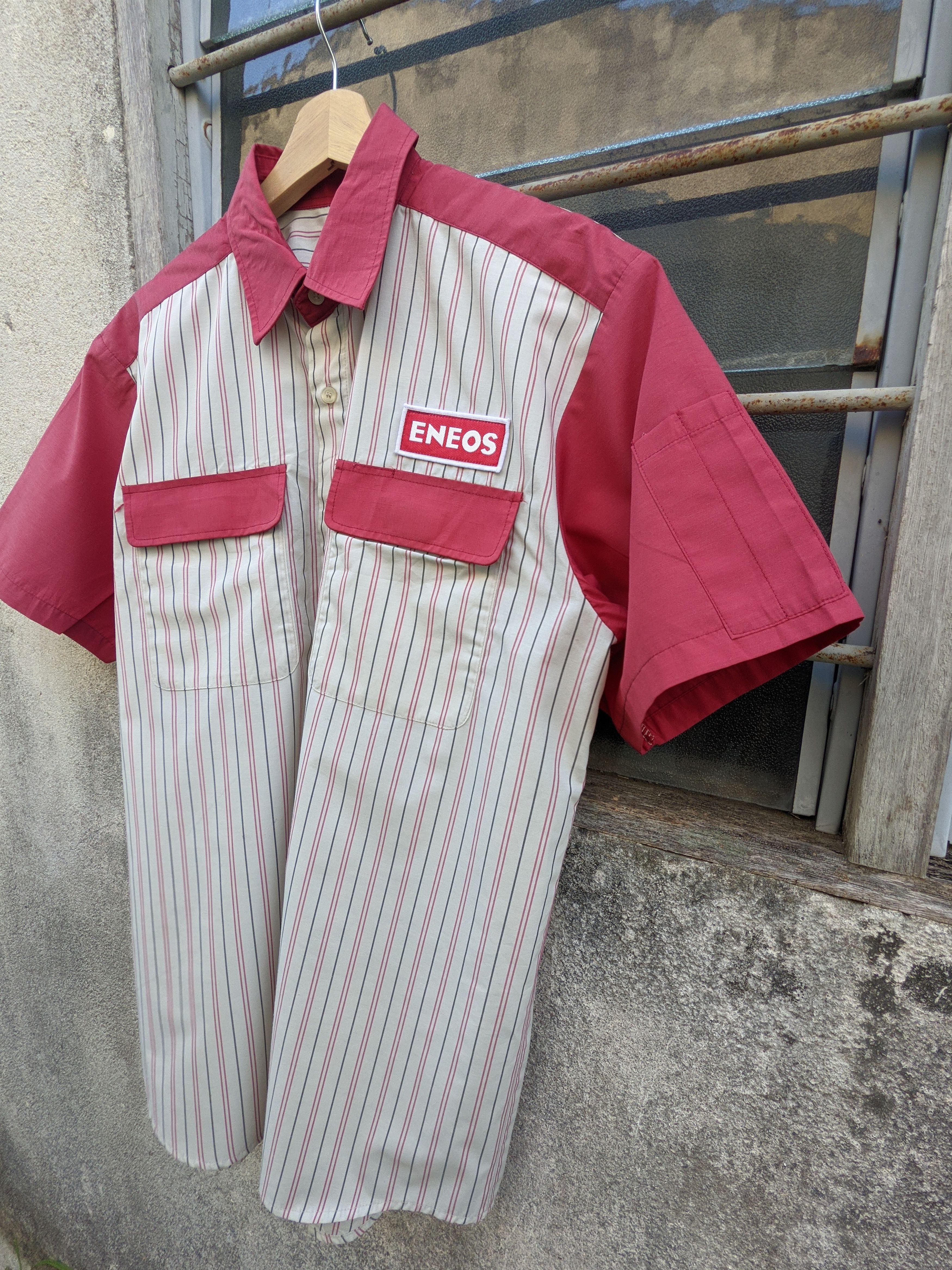 Japanese Brand Vintage Eneos Workshirt Initial D Style Size US L / EU 52-54 / 3 - 4 Thumbnail