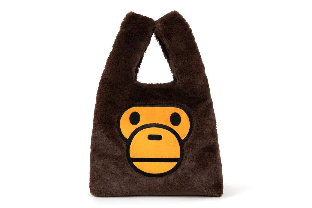 Bape Bape Baby Milo Fur Tote Bag Size ONE SIZE - 1 Thumbnail