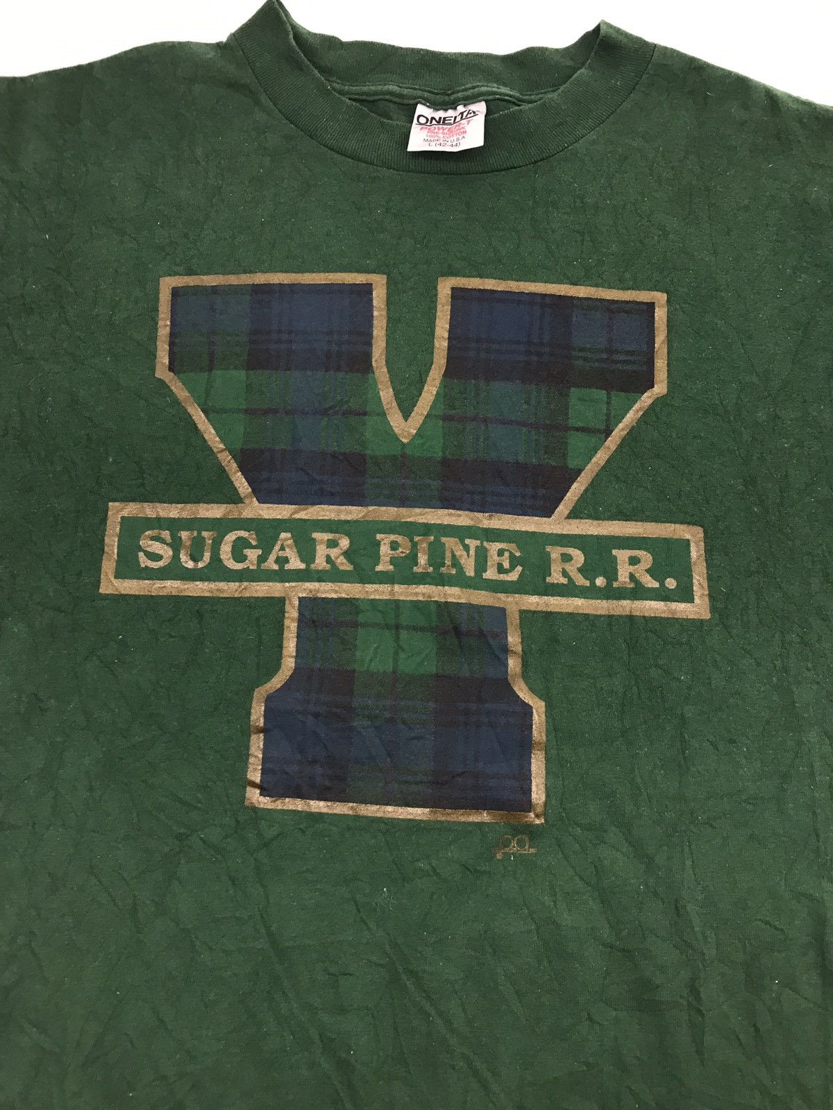 Vintage Sugar Pine R.R Vintage 90s Sportswear By Oneita Usa Size US L / EU 52-54 / 3 - 1 Thumbnail