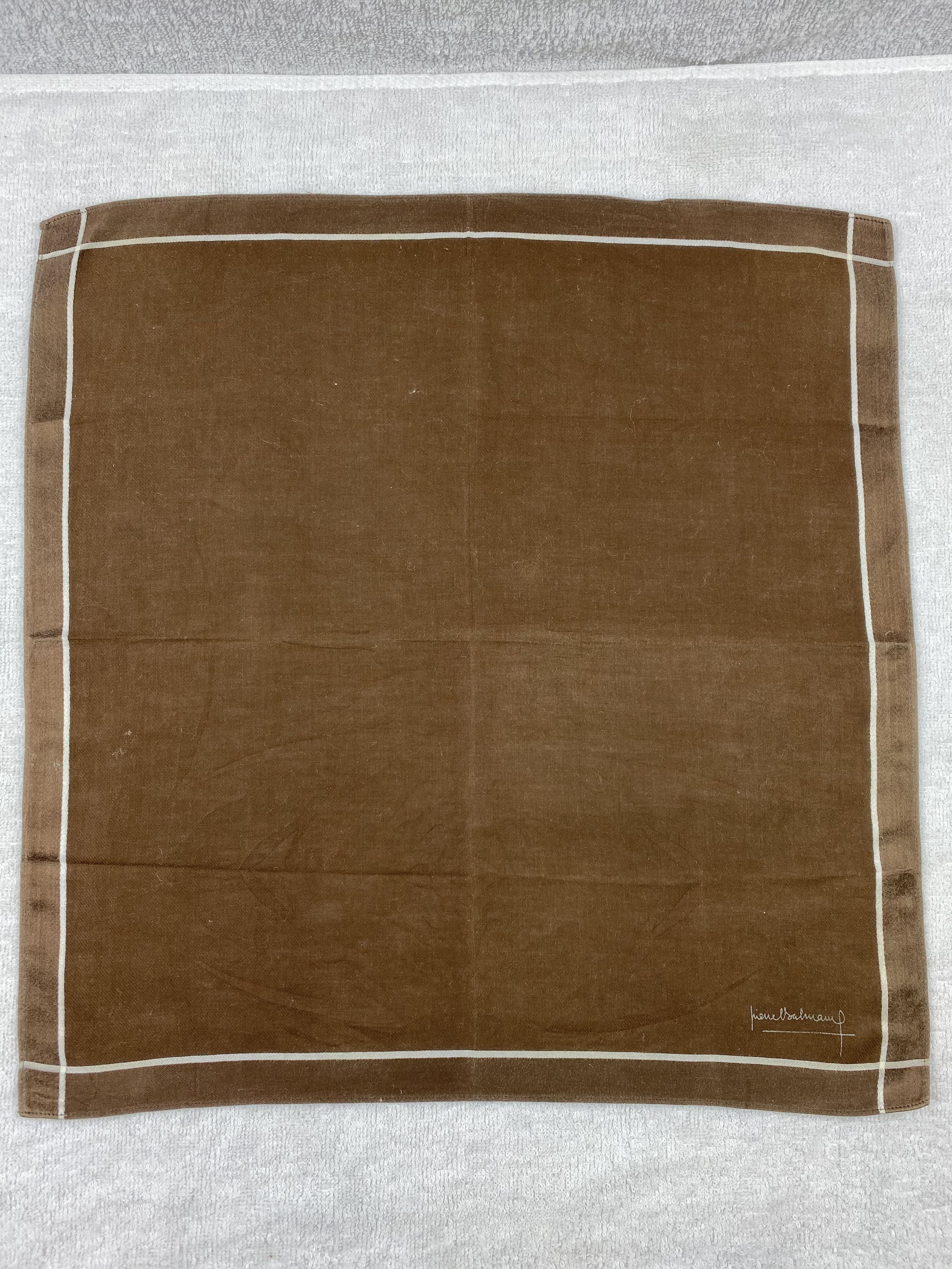 Pierre Balmain × Vintage Pierre Balmain Handkerchief / Bandana / Neckerchief Size ONE SIZE - 3 Thumbnail