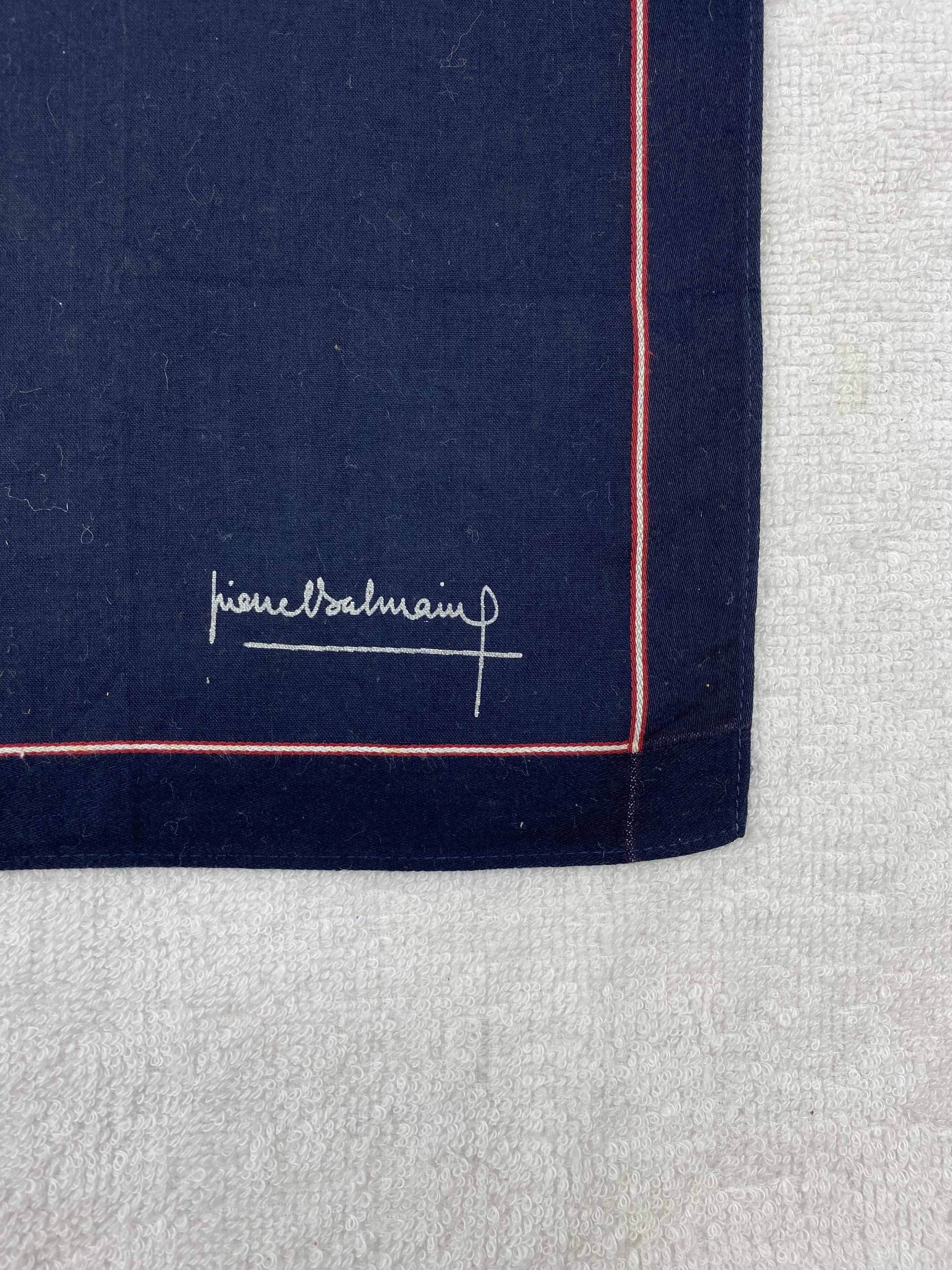 Pierre Balmain × Vintage Pierre Balmain Handkerchief / Bandana / Neckerchief Size ONE SIZE - 5 Thumbnail