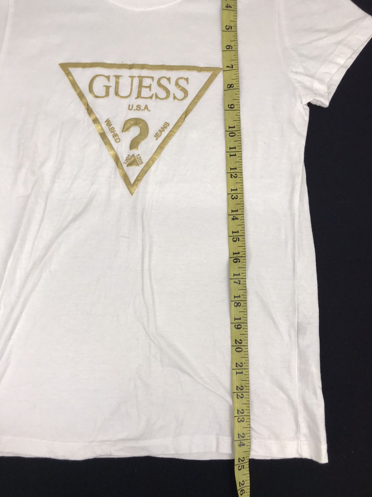 Guess Vintage GUESS USA Big Logo Spell Out Tee Size XS / US 0-2 / IT 36-38 - 6 Thumbnail