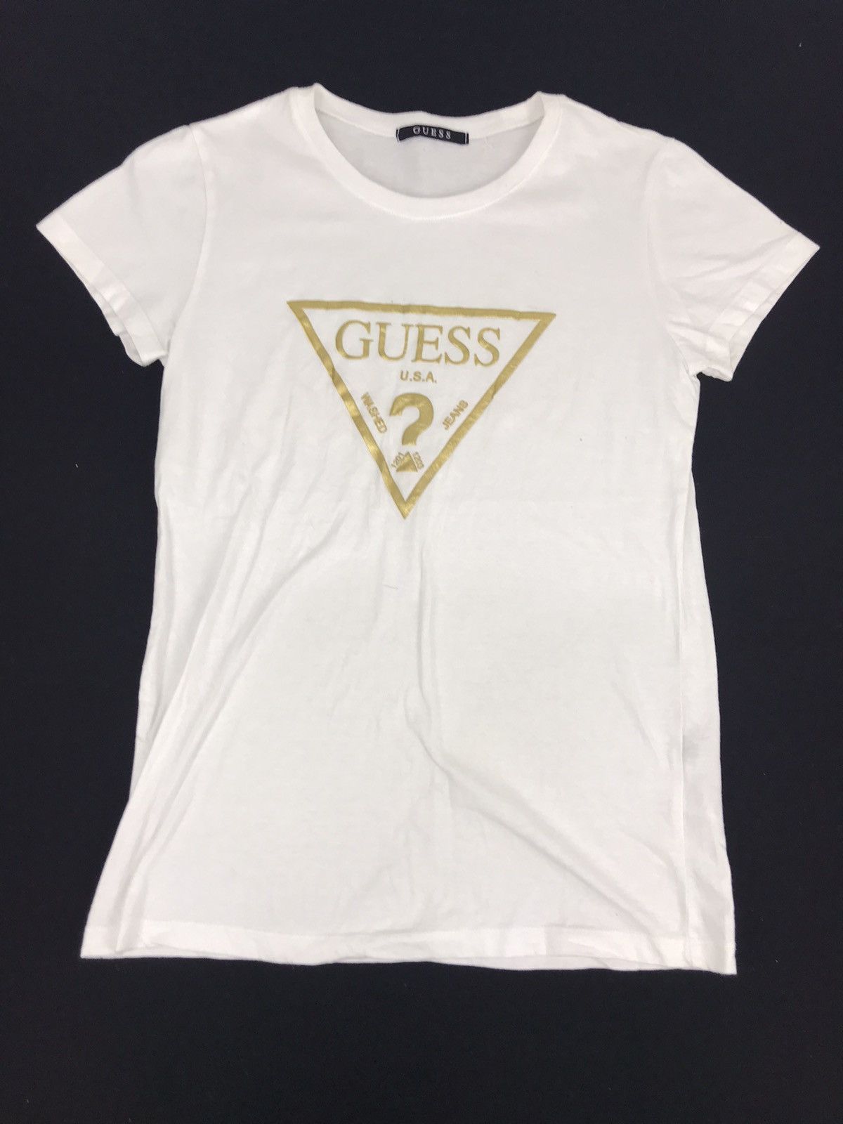 Guess Vintage GUESS USA Big Logo Spell Out Tee Size XS / US 0-2 / IT 36-38 - 1 Thumbnail