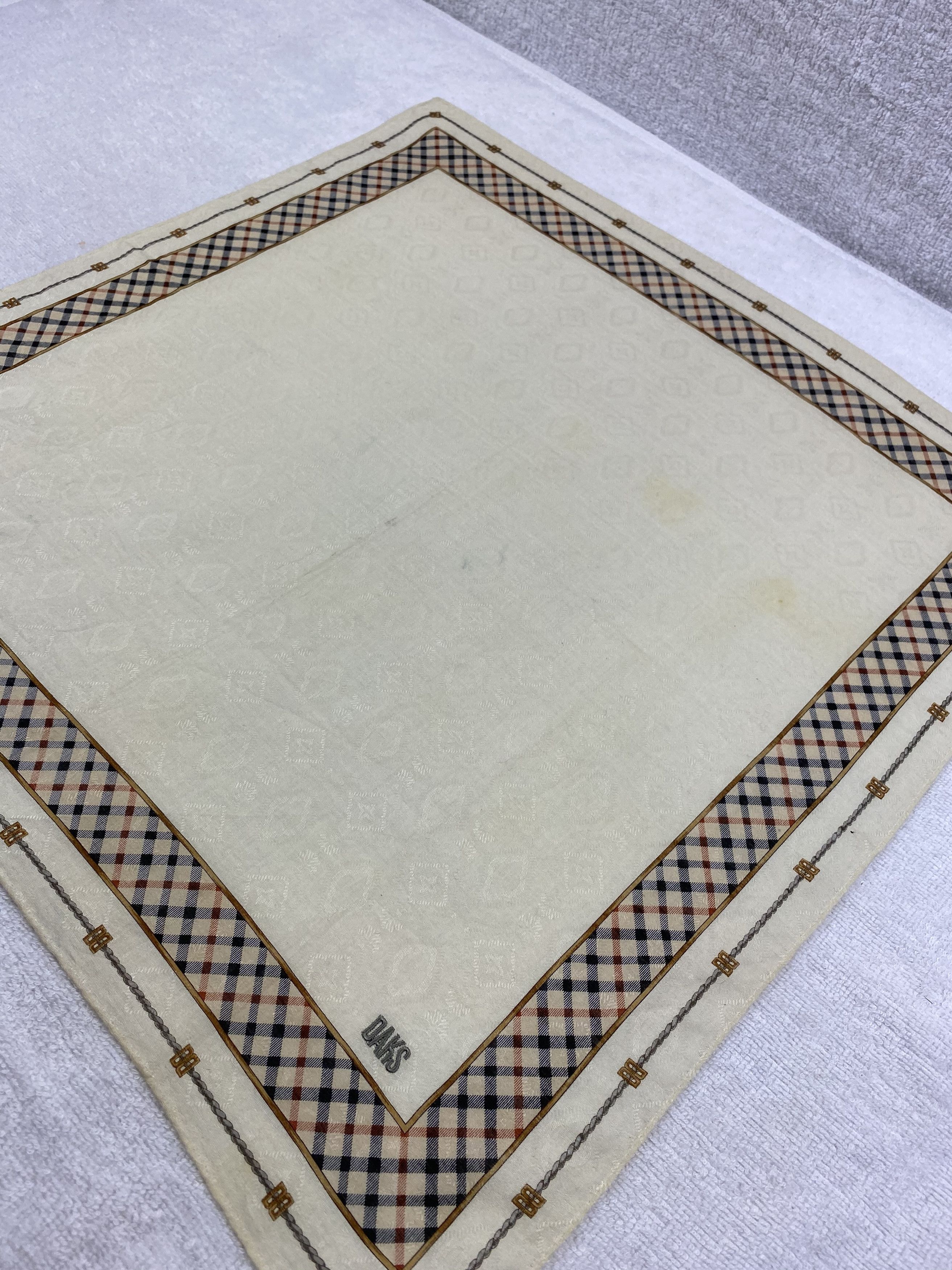 DAKS × Other × Vintage Daks London Handkerchief / Bandana / Neckerchief Size ONE SIZE - 3 Thumbnail