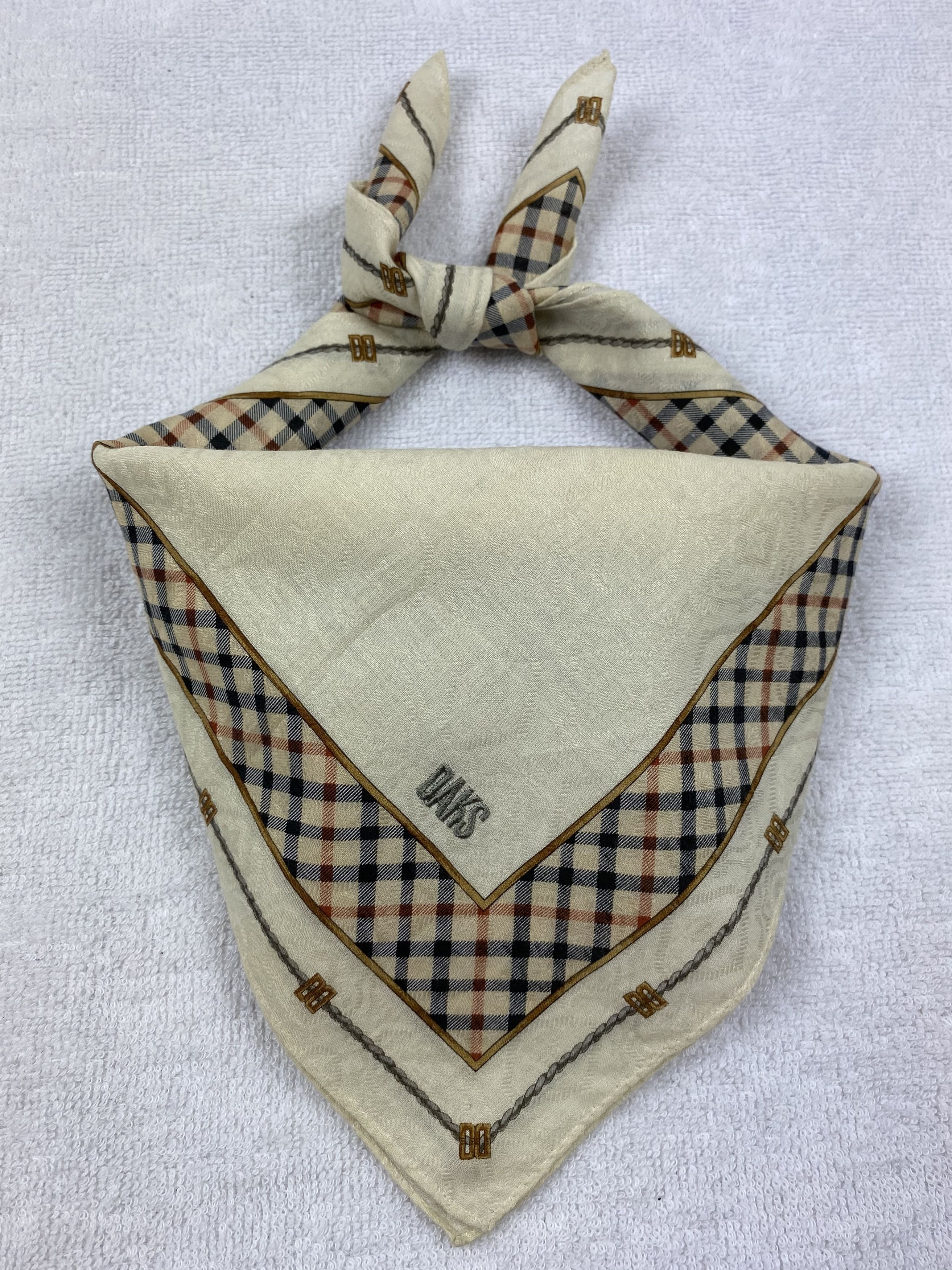 DAKS × Other × Vintage Daks London Handkerchief / Bandana / Neckerchief Size ONE SIZE - 1 Thumbnail