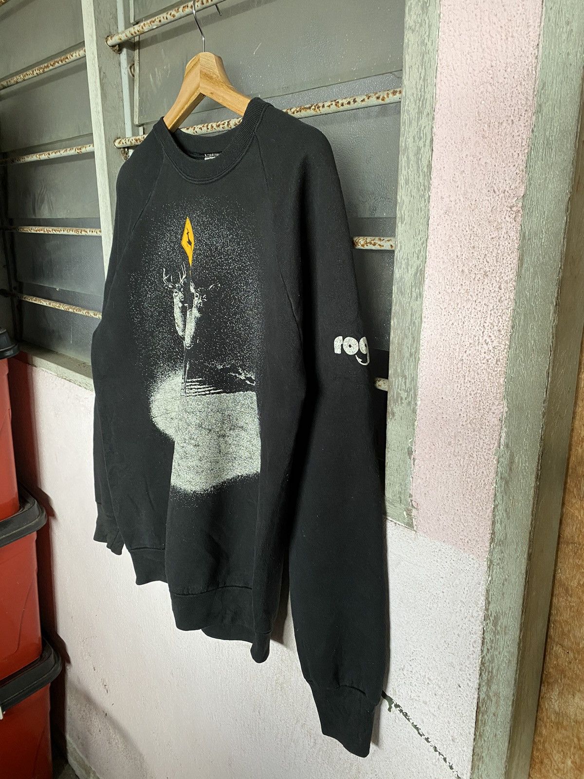 Habitat × Vintage Vintage 90's Coution Dear Sweatshirt Size US M / EU 48-50 / 2 - 4 Thumbnail