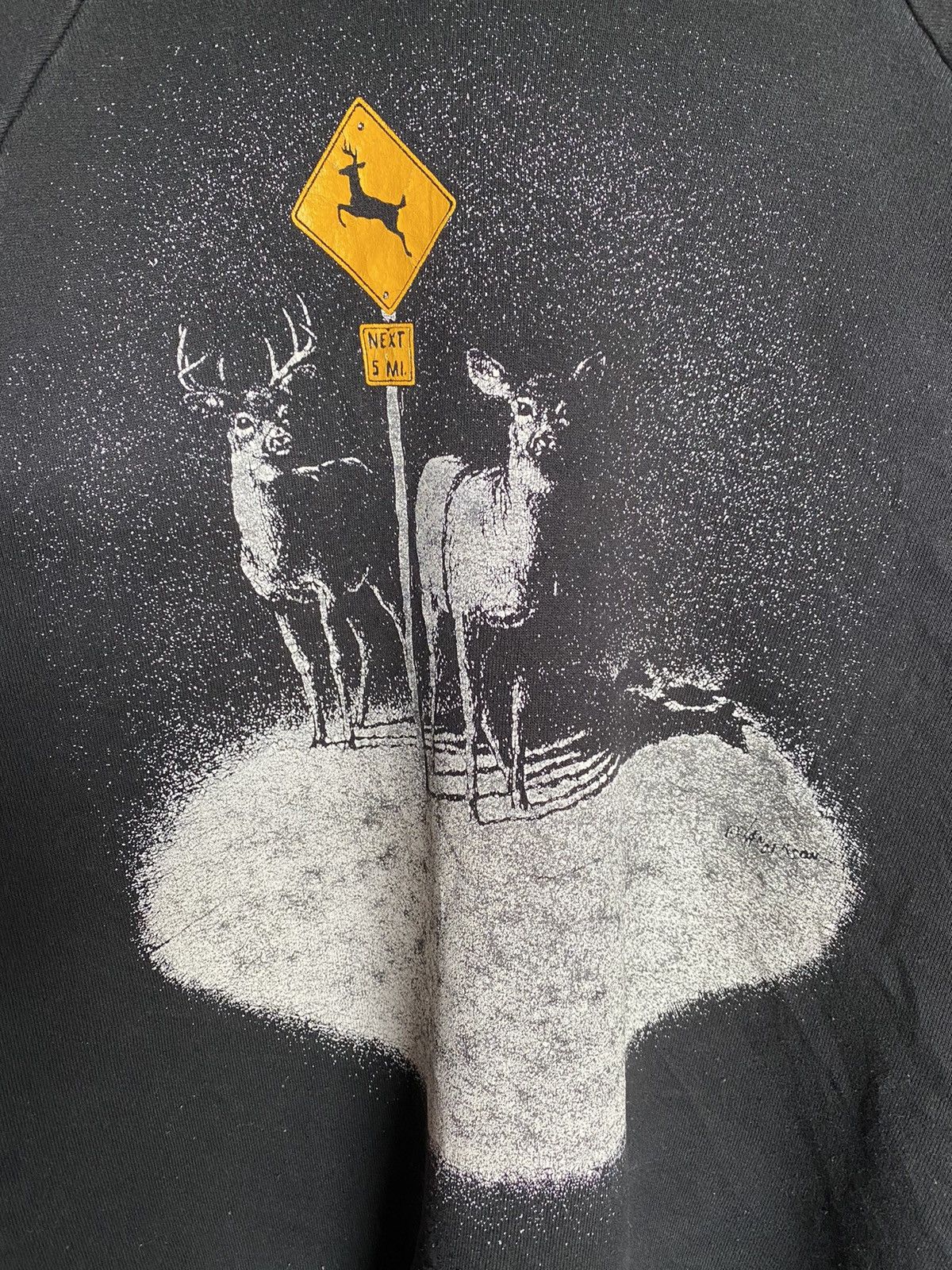 Habitat × Vintage Vintage 90's Coution Dear Sweatshirt Size US M / EU 48-50 / 2 - 6 Thumbnail
