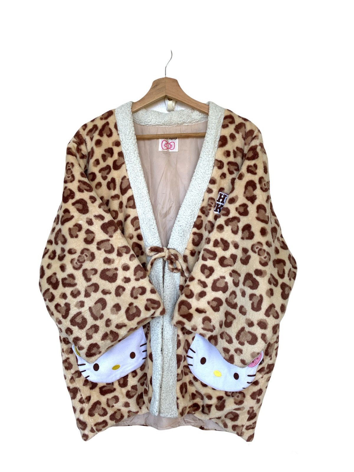Cartoon Network × Japanese Brand 🔥Japanese Brand Hello Kitty Kimono Leapard Design Size US M / EU 48-50 / 2 - 2 Thumbnail