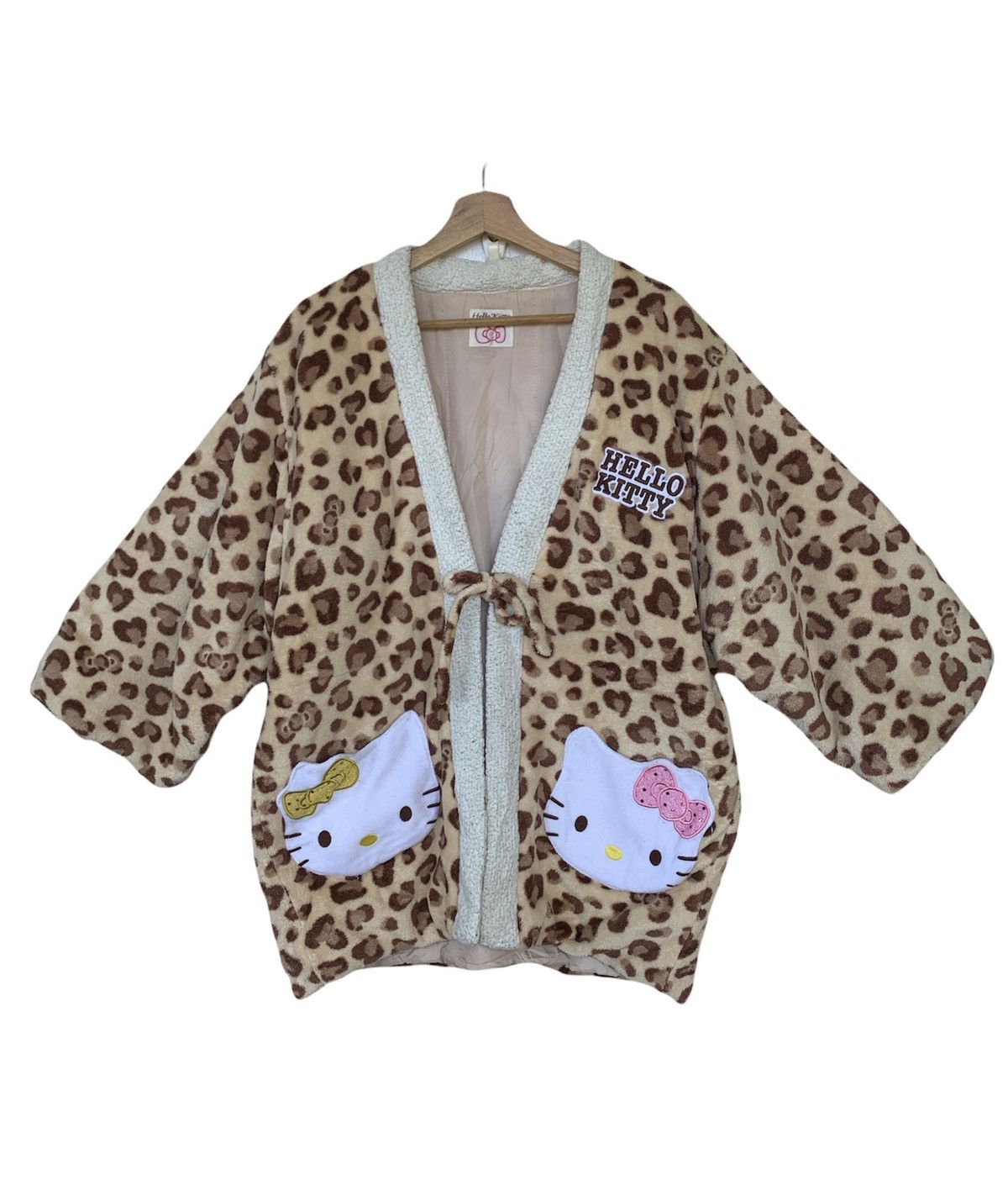 Cartoon Network × Japanese Brand 🔥Japanese Brand Hello Kitty Kimono Leapard Design Size US M / EU 48-50 / 2 - 1 Thumbnail