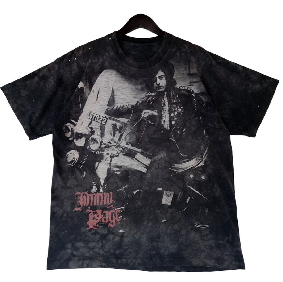 Band Tees 💥VINTAGE JIMMY PAGE musician rock band Led Zeppelin shirt Size US XL / EU 56 / 4 - 1 Thumbnail