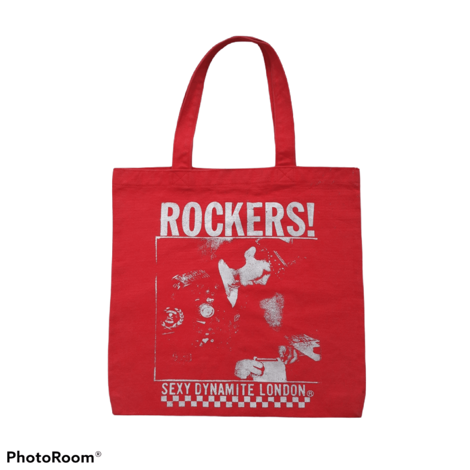 14th Addiction Archive Roen Skull FauxCrocodile Leather Tote Bag 